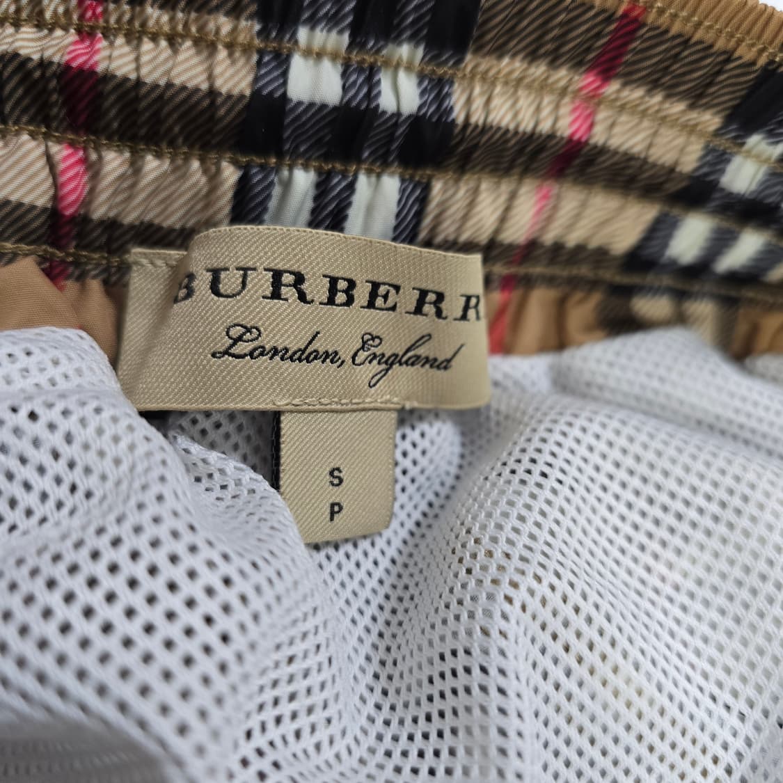 버버리 체크 반바지 s사이즈 판매 상품이미지3