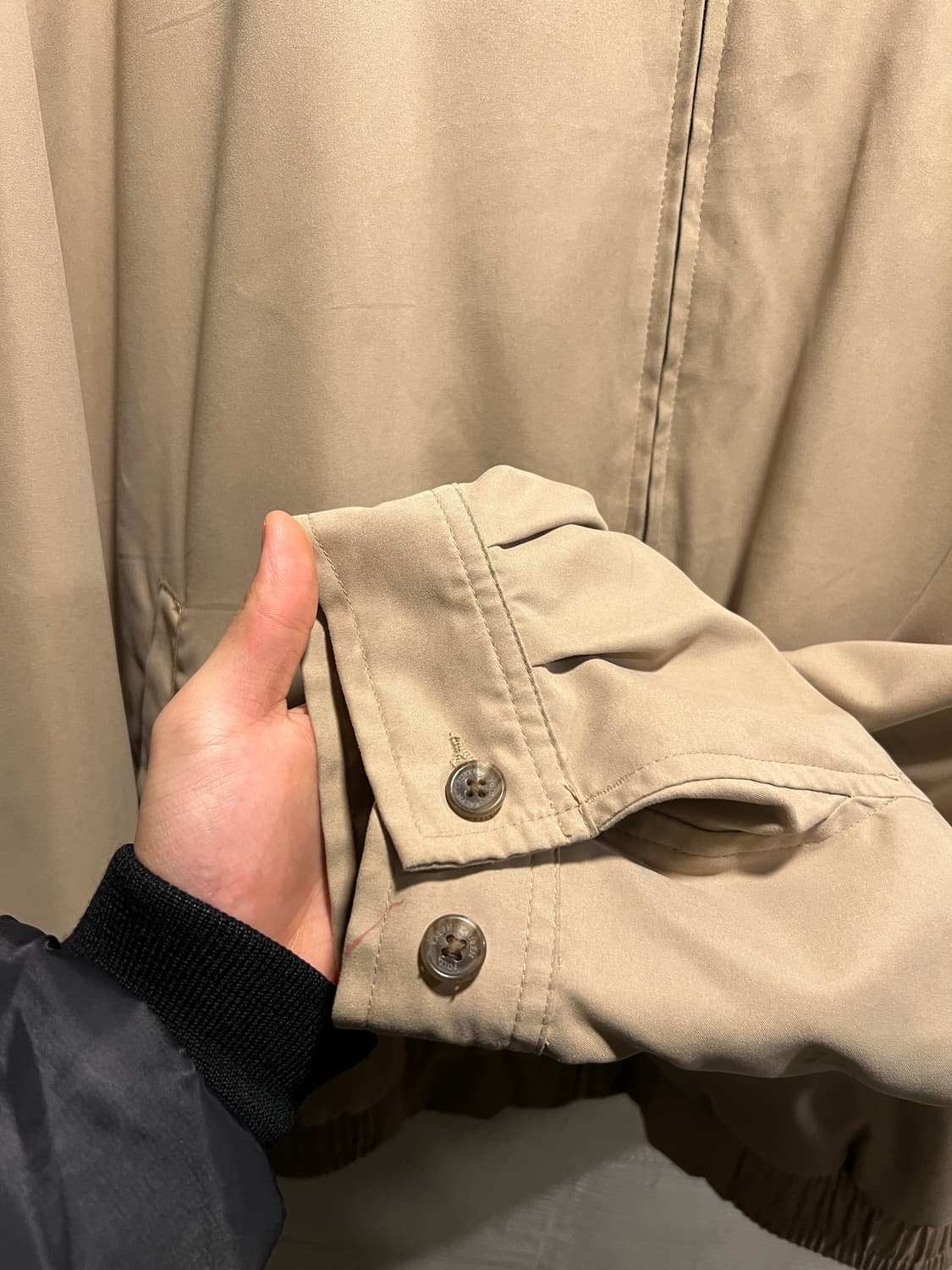 [2XL]폴로 랄프로렌 체크 라이닝 베이지 드리즐러 자켓 상품이미지5