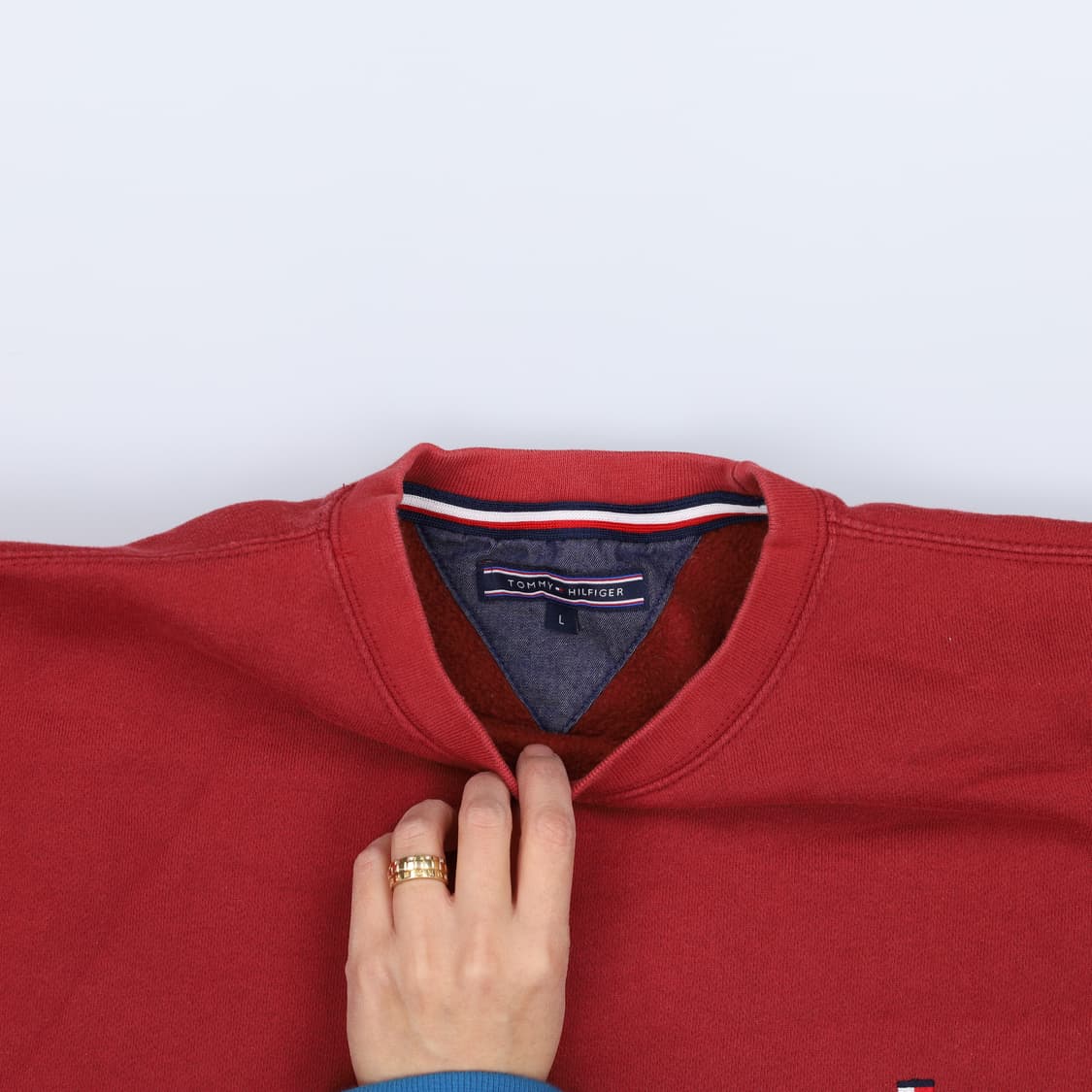 L 타미힐피거 기모 맨투맨 0202H1 상품이미지3