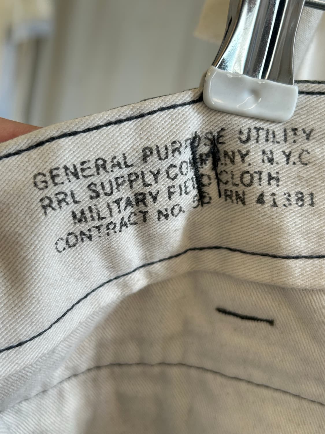 RRL 더블알엘 밀리터리 팬츠 상품이미지8