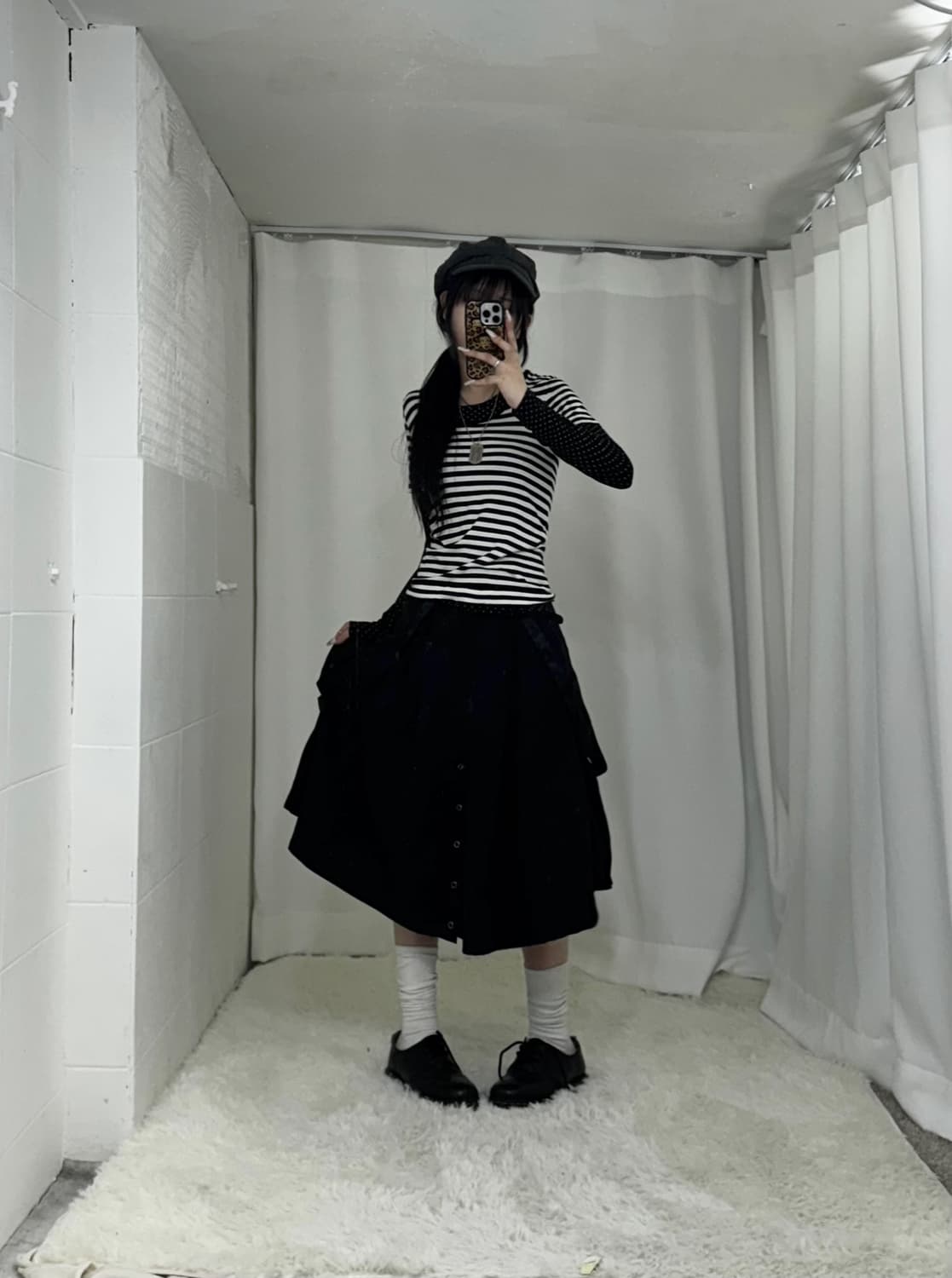 무채색 데일리 니혼진 도쿄 아카이브깔 코디세트  상품이미지2