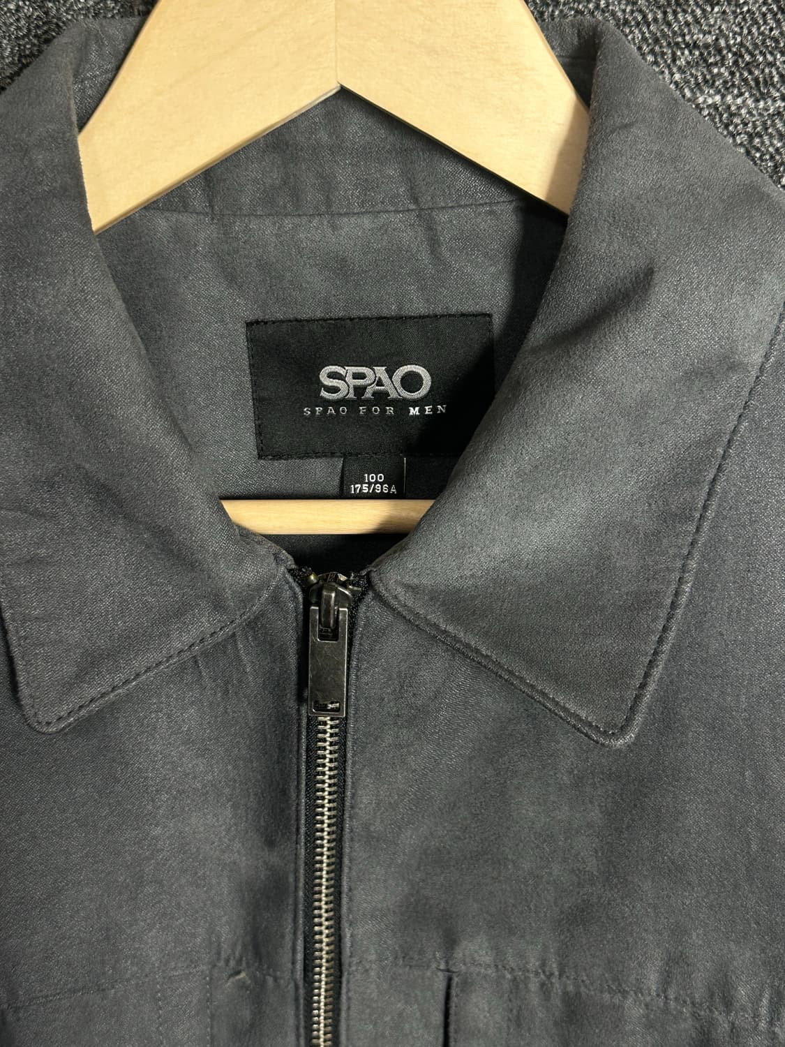 SPAO 스파오 남성 스웨이드 자켓 100 상품이미지3