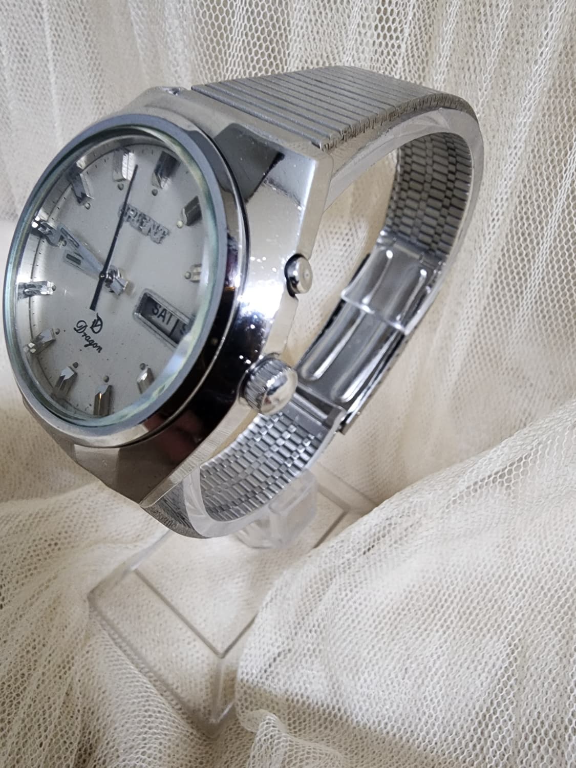 빈티지 오리엔트 드래곤 기계식 수동 시계 상품이미지3