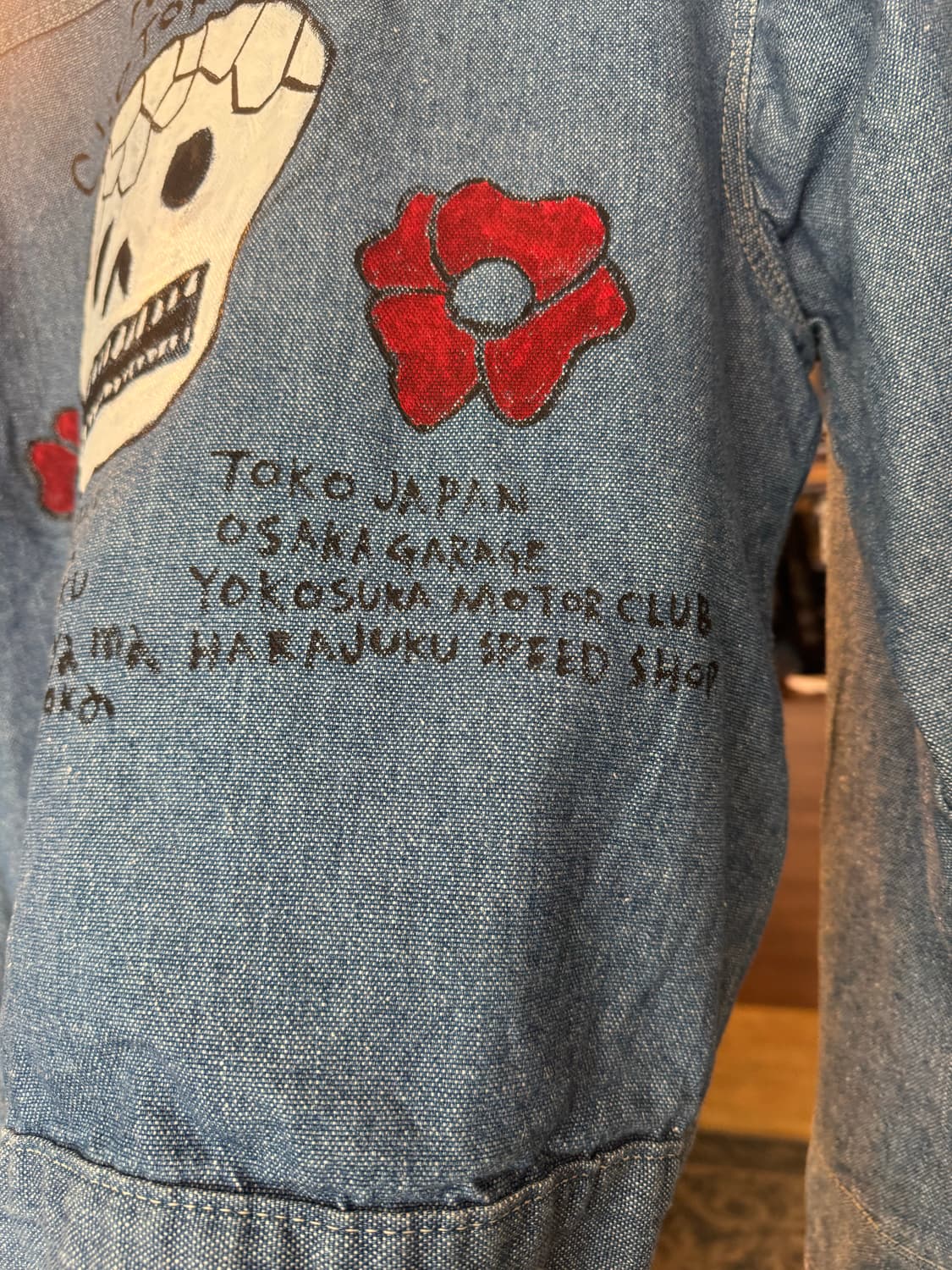 USA 워크자켓 (핸드메이드 백 프린팅) 상품이미지7