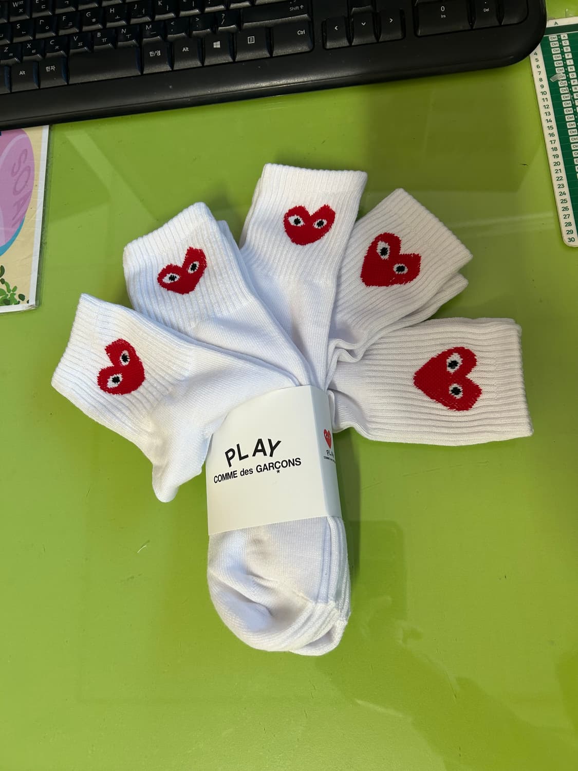 꼼데가르송 PLAY 양말 세트 상품이미지1