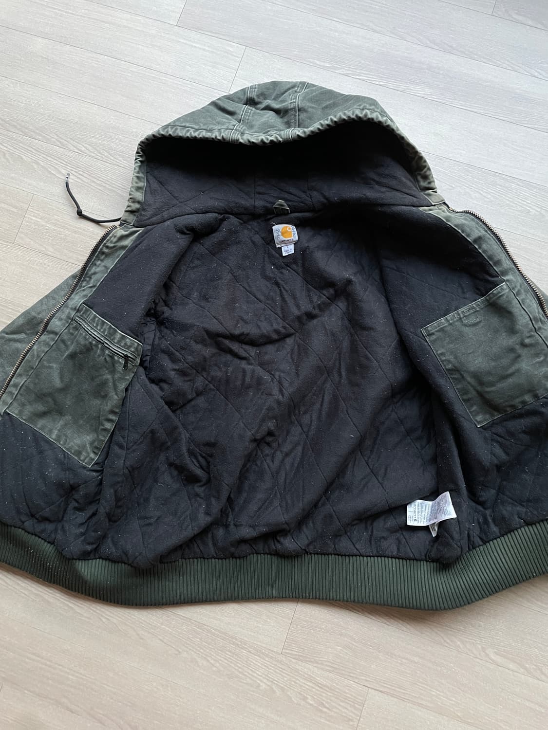 칼하트 j130 mos 모스 액티브 샌드스톤 상품이미지7