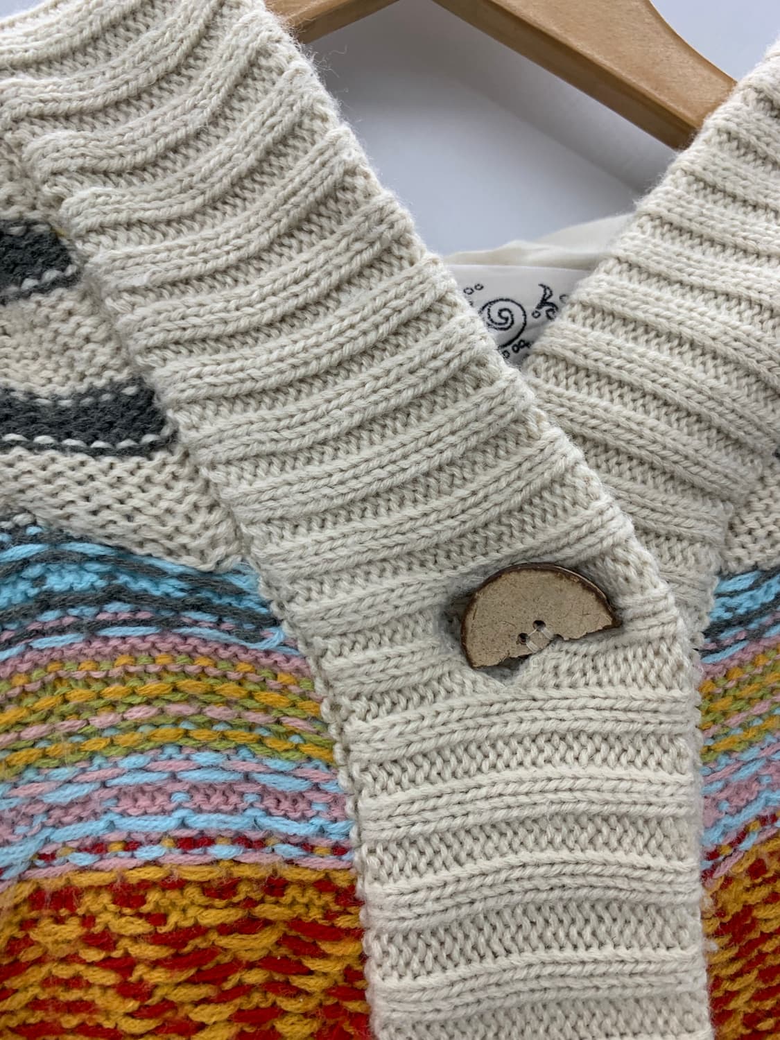 모리 스트라이프 후드 가디건 상품이미지6