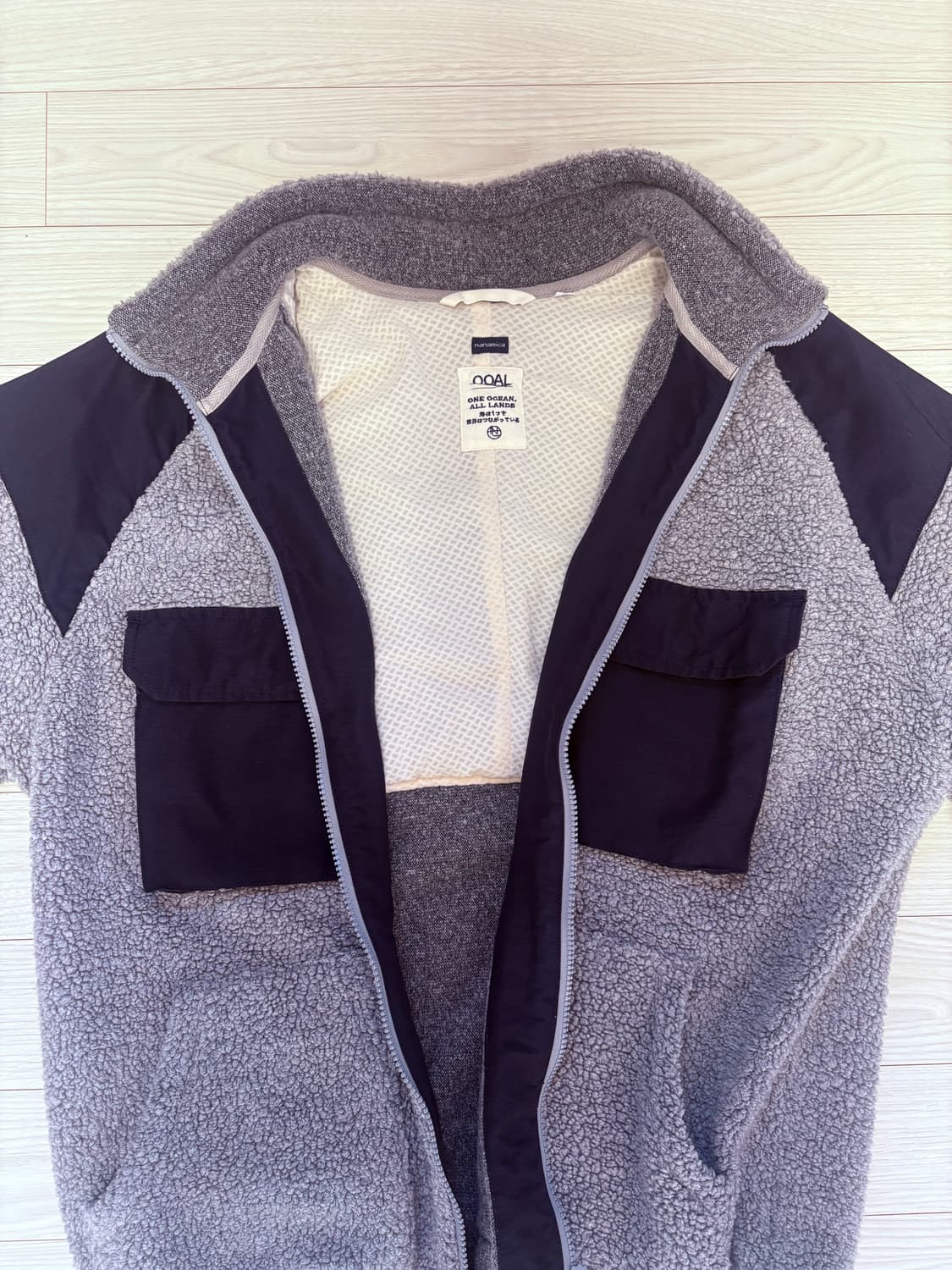 [m]나나미카 울 플리스 자켓 상품이미지4