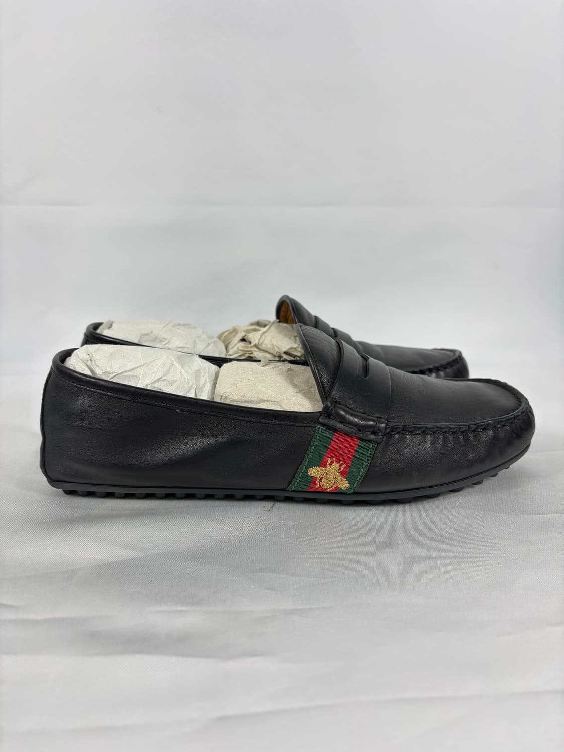 (새상품급)구찌 꿀벌삼선 드라이빙 로퍼슈즈 260 상품이미지4