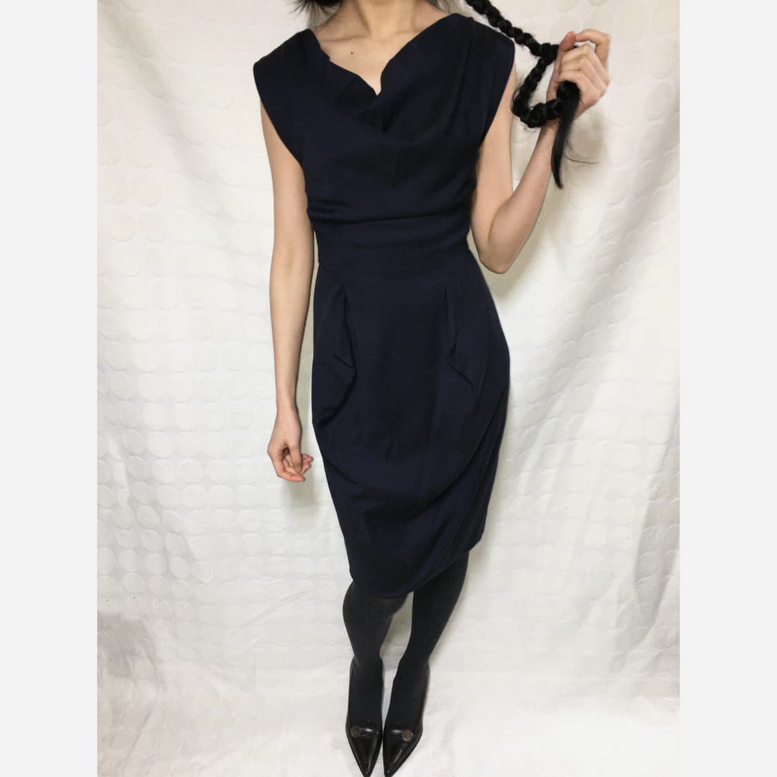 비비안웨스트우드 드레이프 이브닝 드레스 상품이미지2