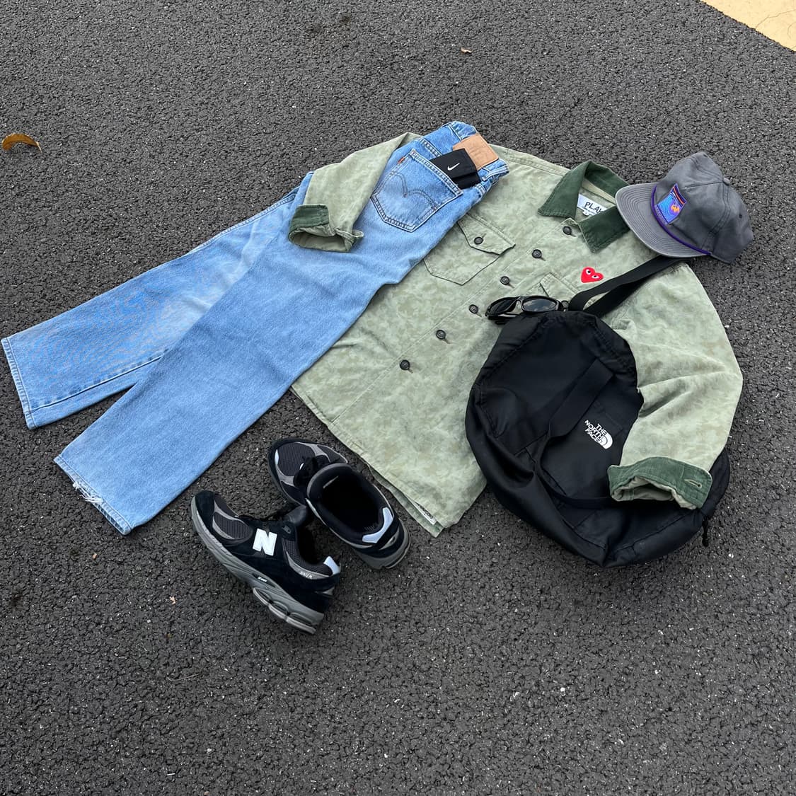 CDG PLAY Corduroy Collar Work Shirt 상품이미지8