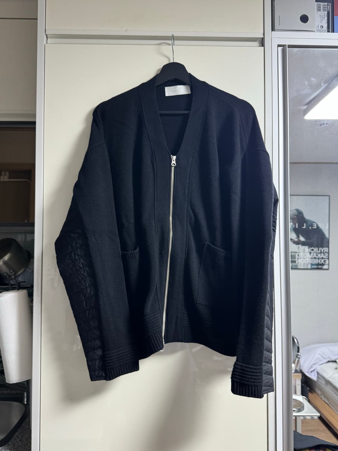 hgbb studio salmon zip-up (jet black) 상품이미지2