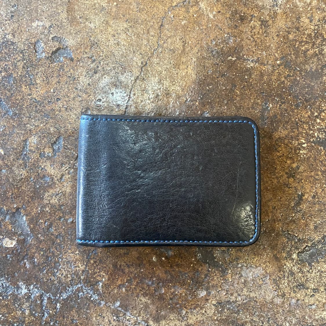 프랑스 소가죽 빈티지 반지갑 상품이미지2