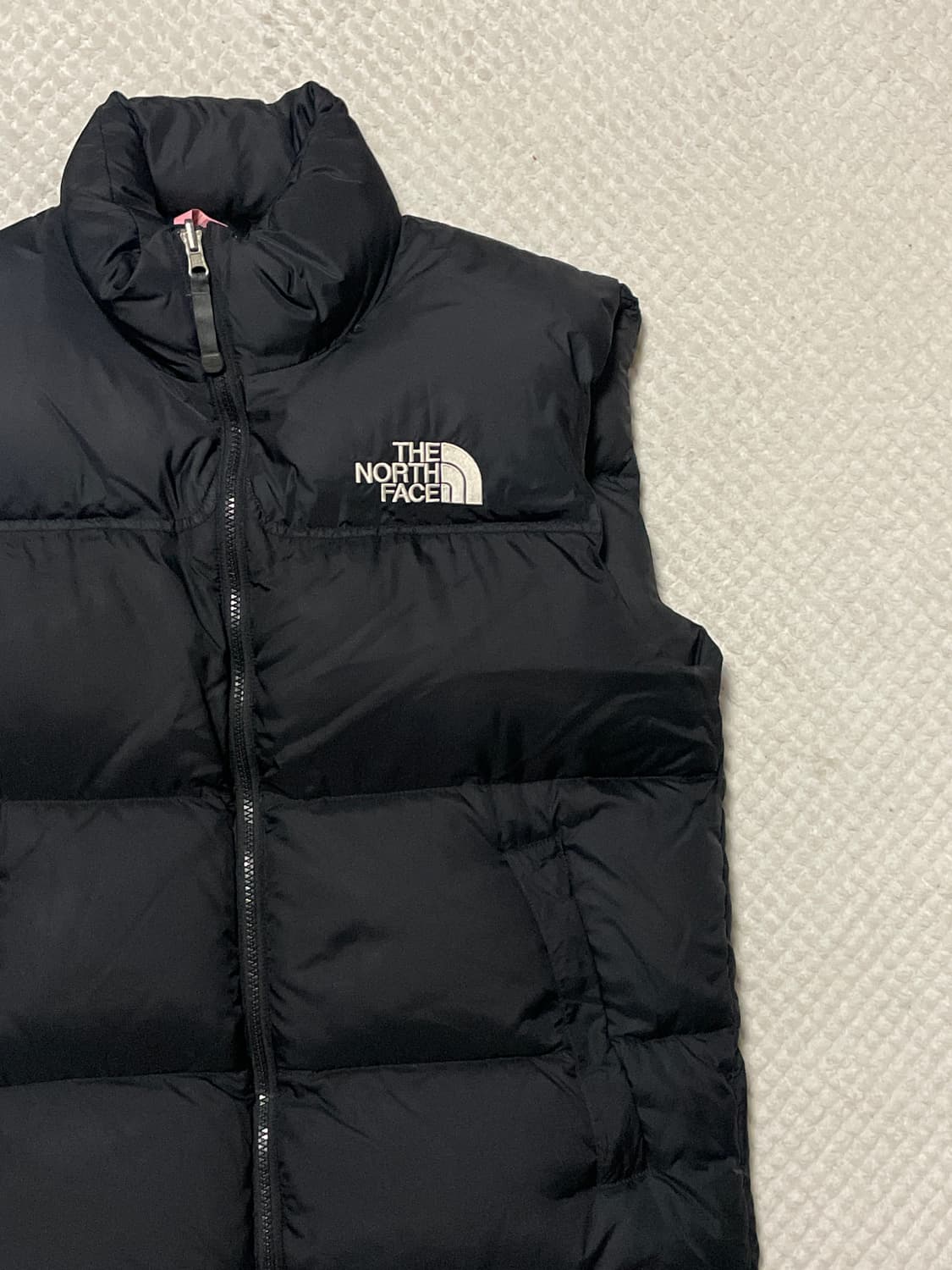 NORTH FACE 노스페이스 눕시700 조끼 패딩 베스트 무광 블랙 상품이미지4