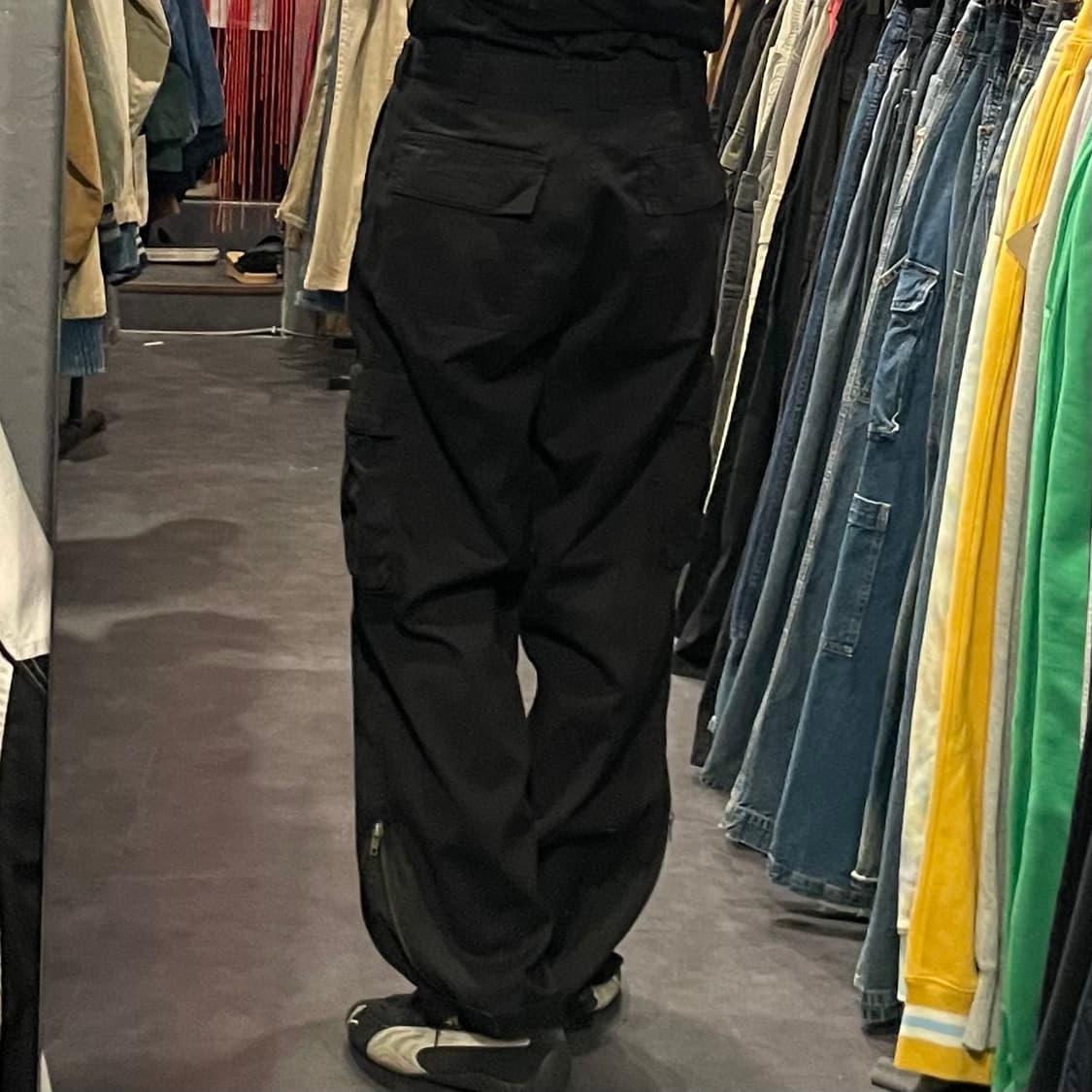 [IM] VTG 빈티지 블랙 카고 팬츠 상품이미지5