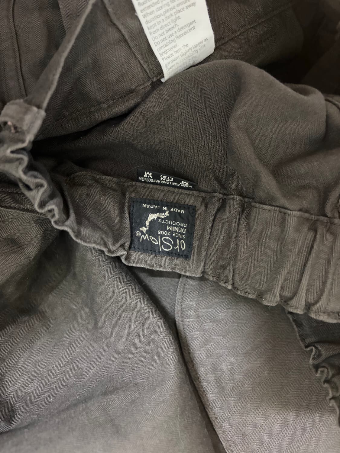 (3사이즈,32-34)오어슬로우 프렌치워크팬츠 커피브라운 상품이미지3