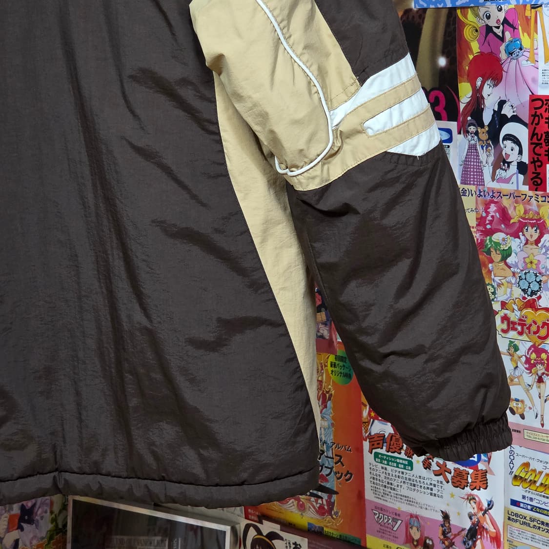 00S 컬럼비아 브라운 배색 투지퍼 패디드 자켓 상품이미지7