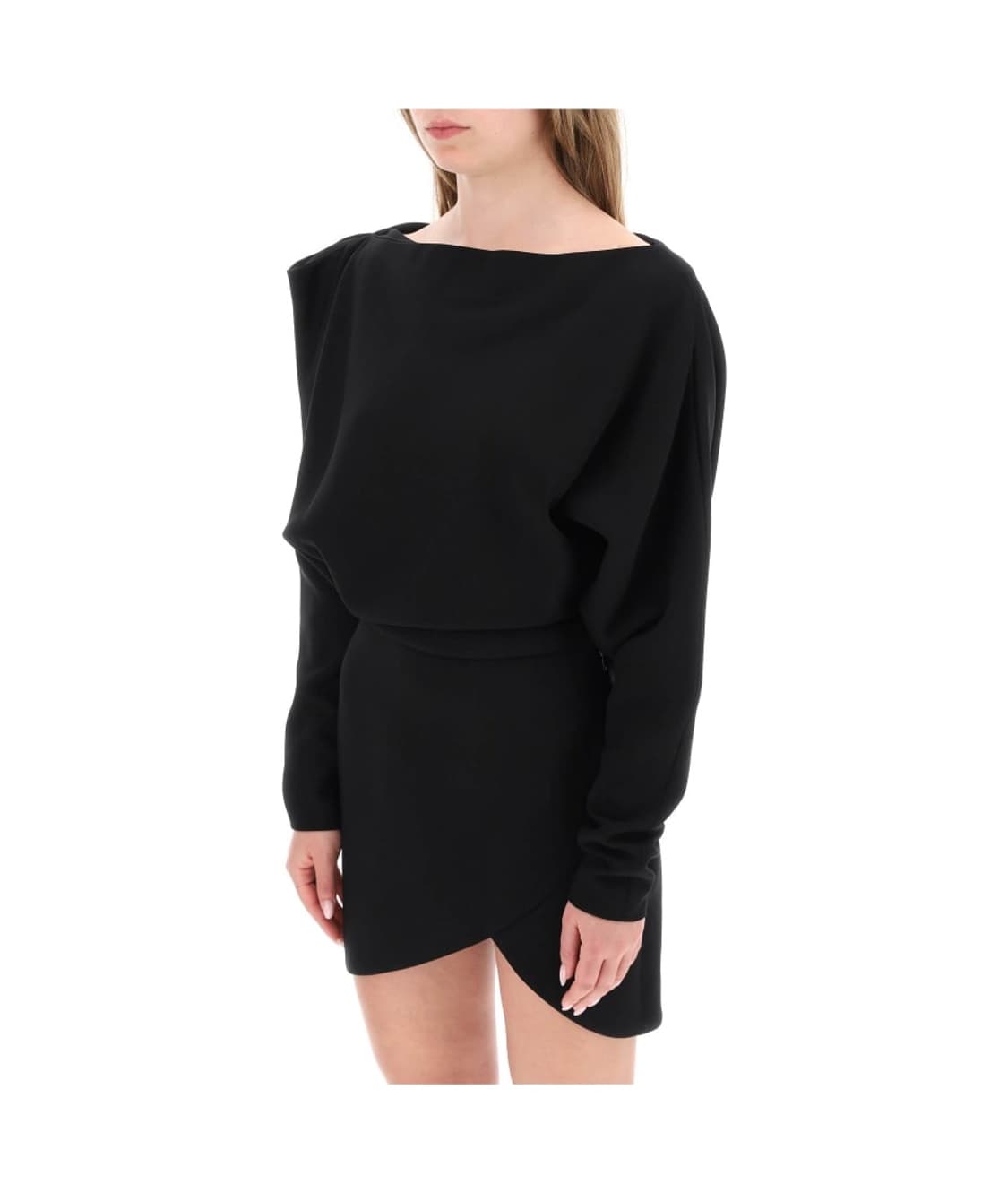 (정품/새상품) KHAITE 케이트 여성 블랙 드레이프 미니 드레스 상품이미지9