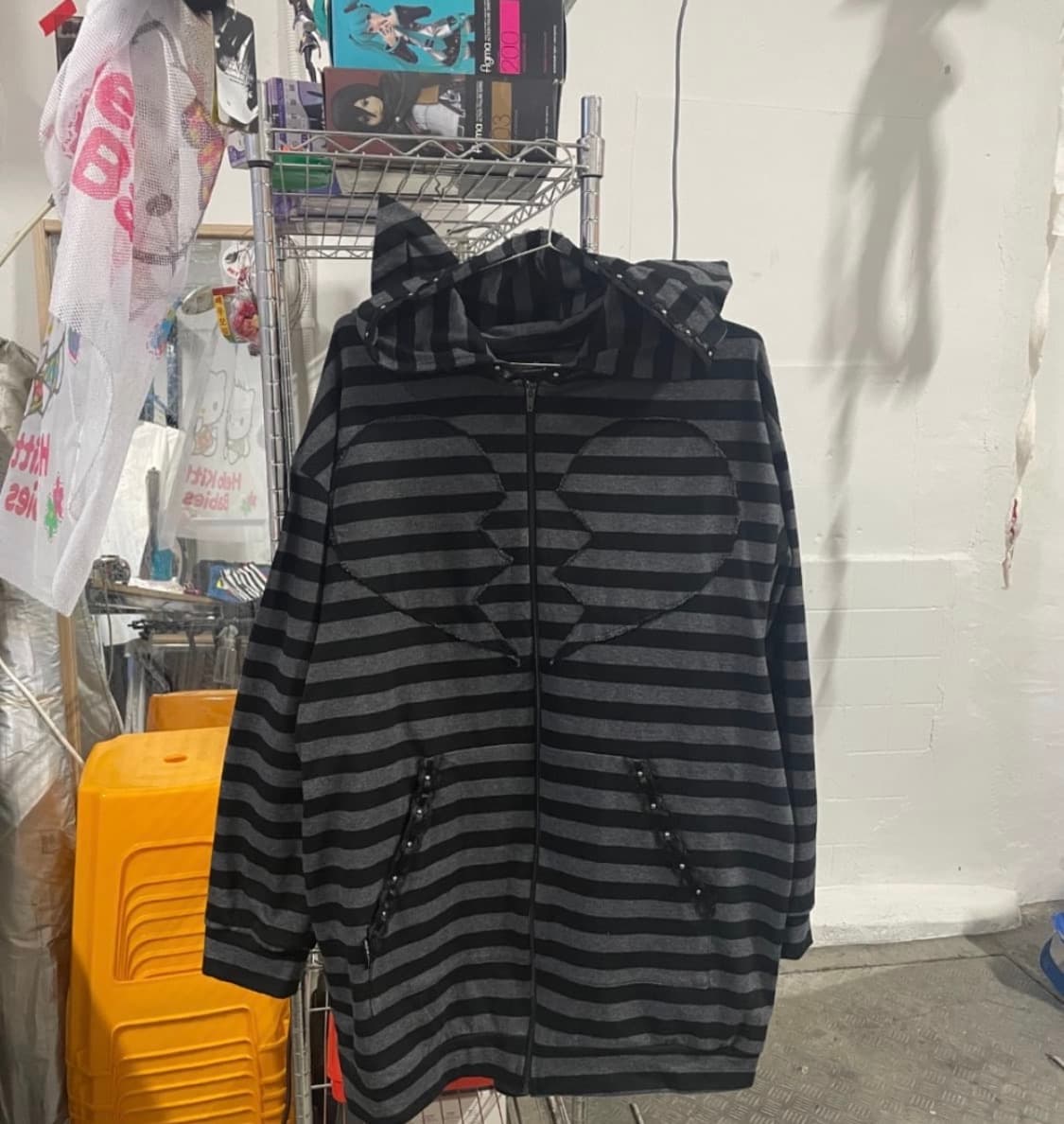 아컨시엘 emo cat hoodie 초판 디자인 상품이미지2