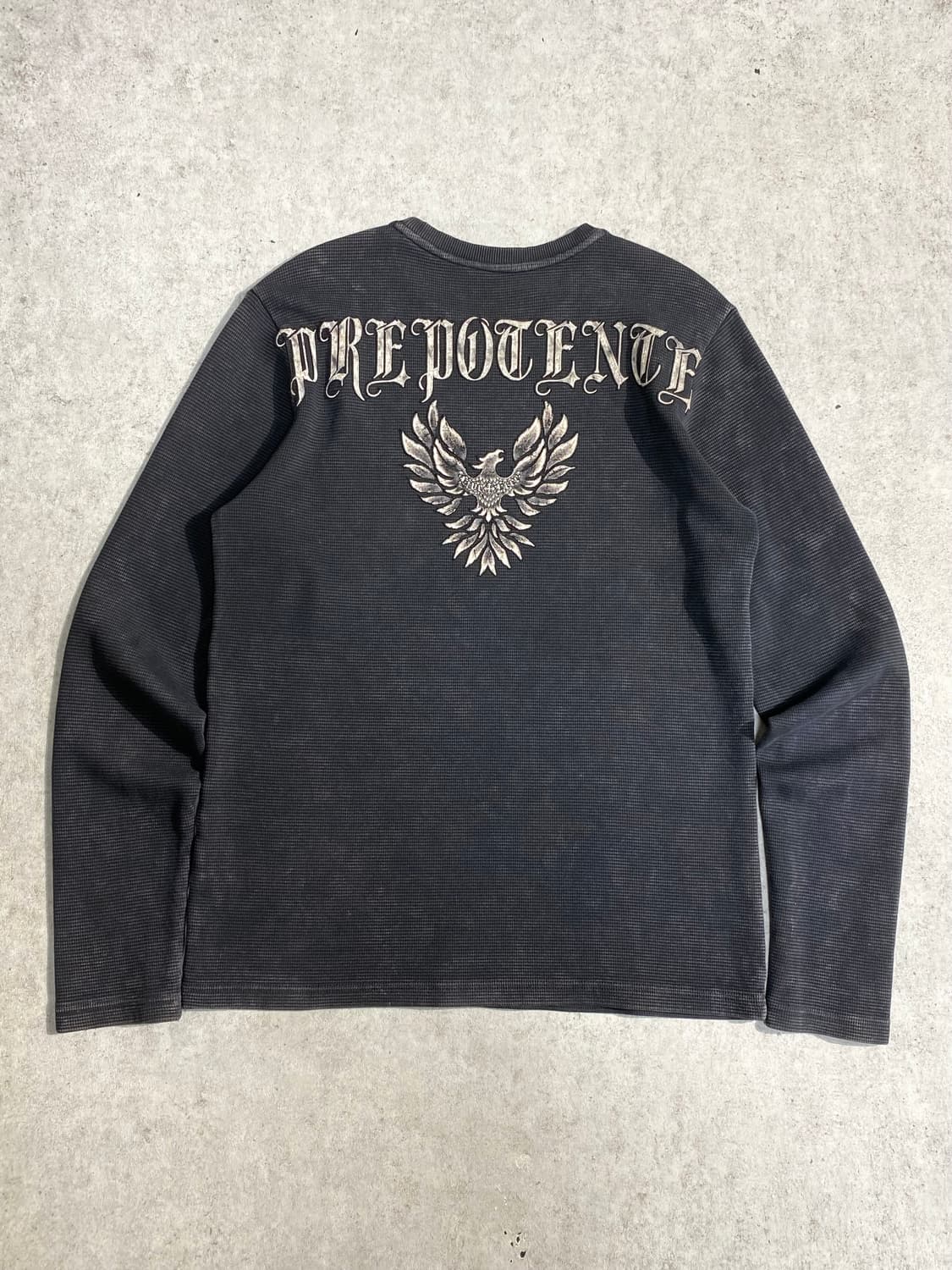 [XL] Prepotente 락시크 프린팅 와플 롱슬리브 상품이미지5