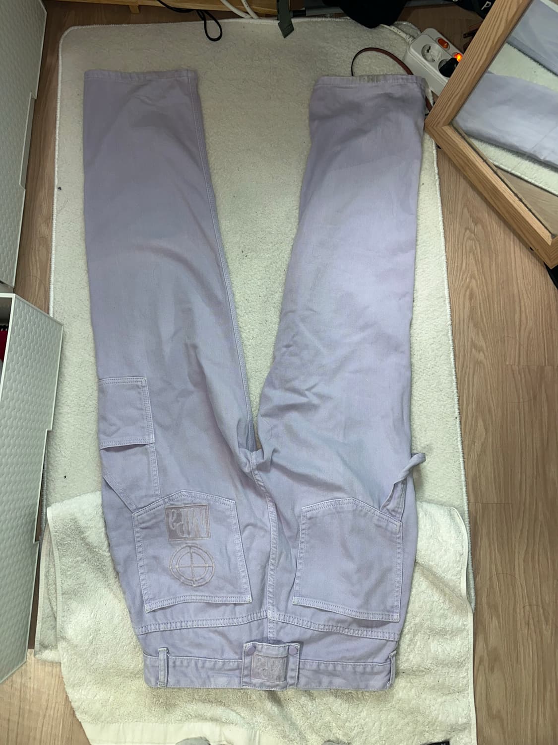 플라스틱 프로덕트 카펜터 팬츠 라벤더 S 상품이미지3