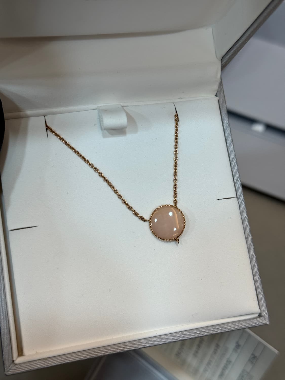 디올 로즈드방 네크리스 다이아 목걸이  상품이미지3