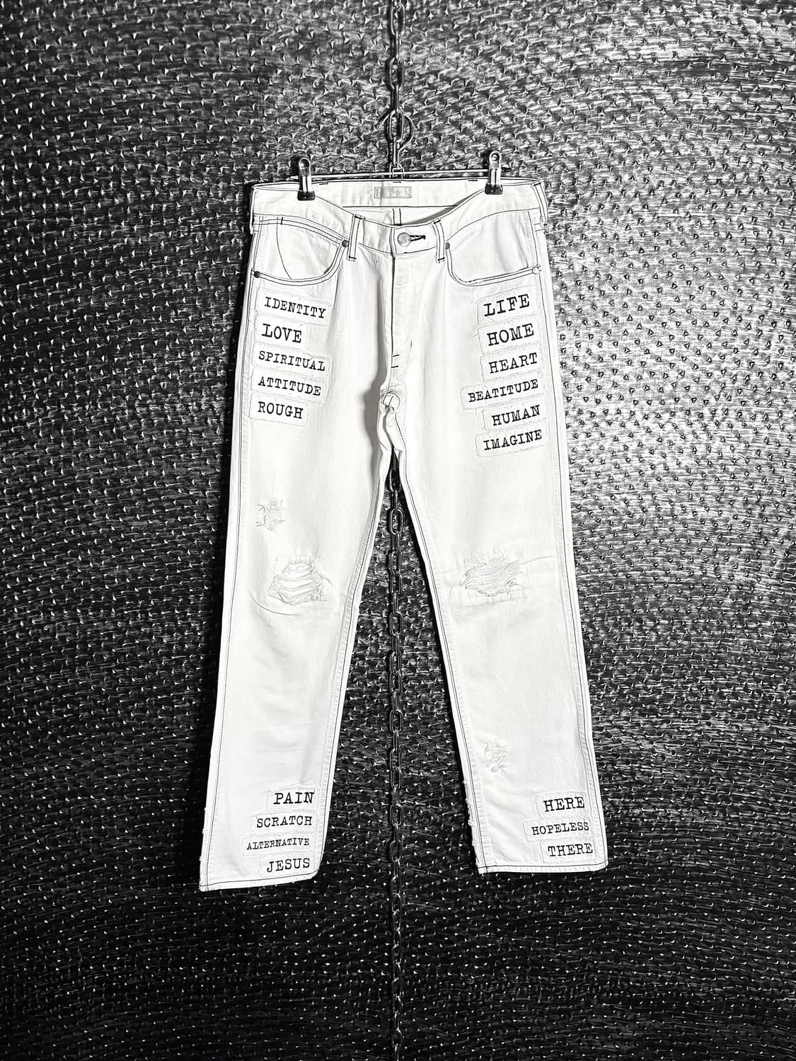 넘버나인 02 패치워크 팬츠 상품이미지1