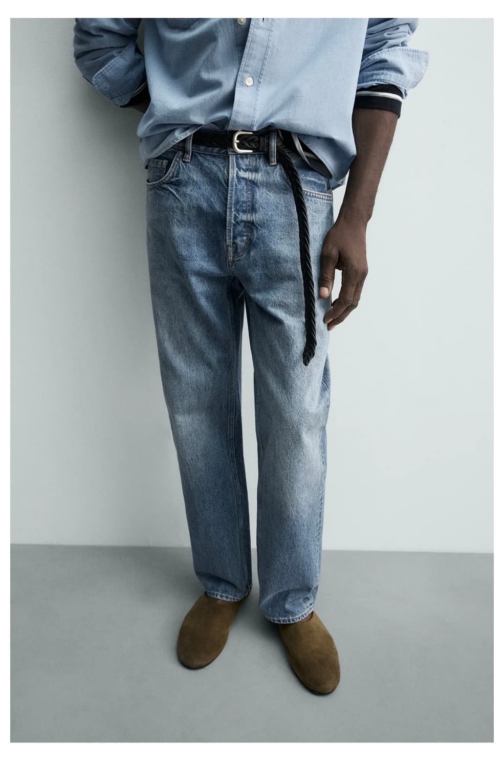 jeans straight fit aaron revine x zara 상품이미지1