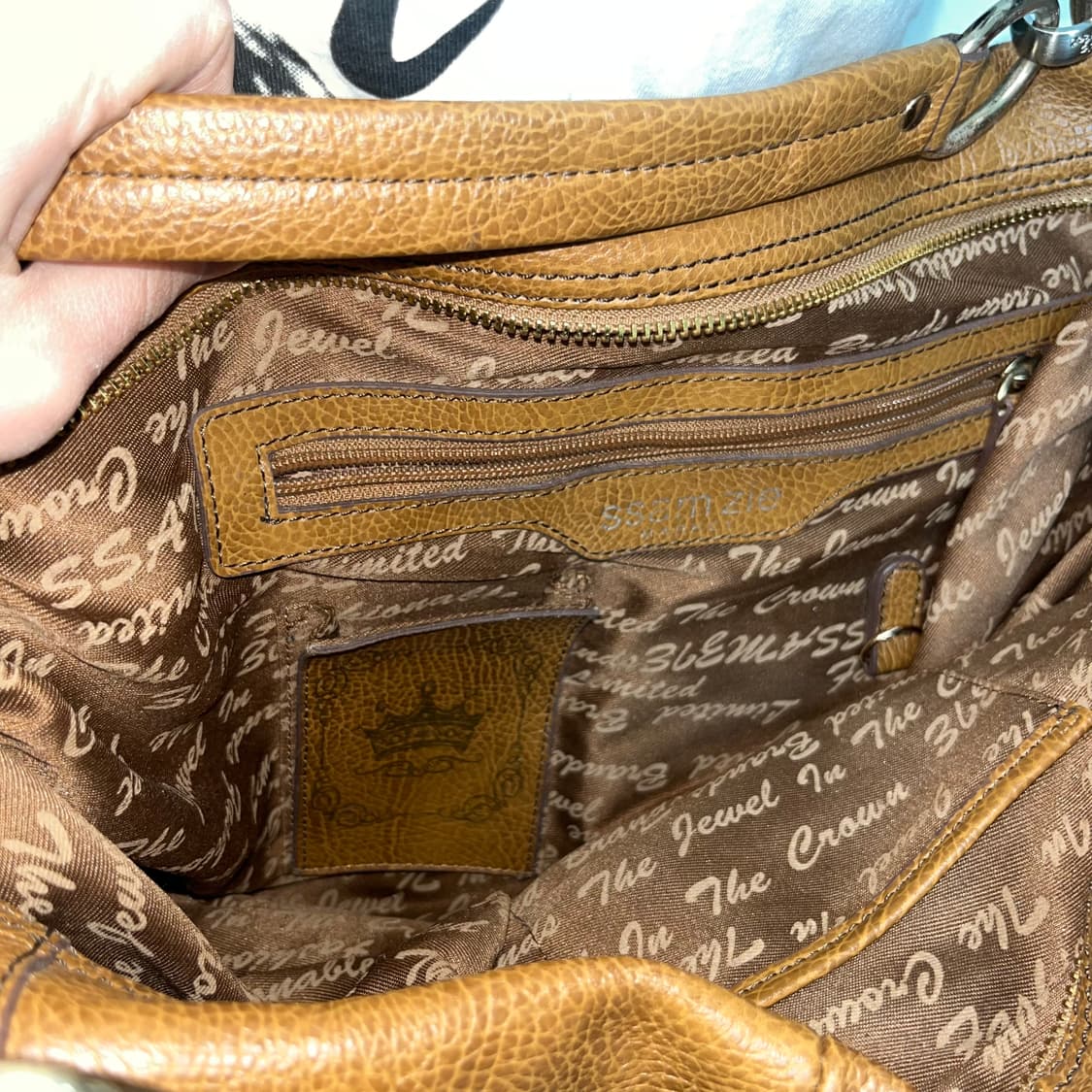 빈티지 브라운 레더 크로스백 상품이미지4