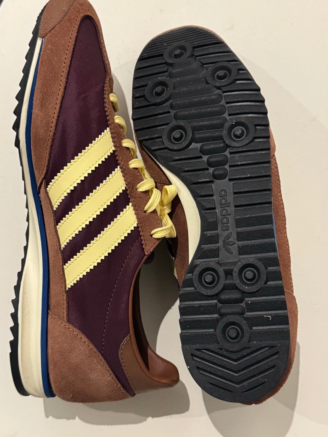 아디다스 SL 72 OG 마룬 올모스트 옐로우 상품이미지3