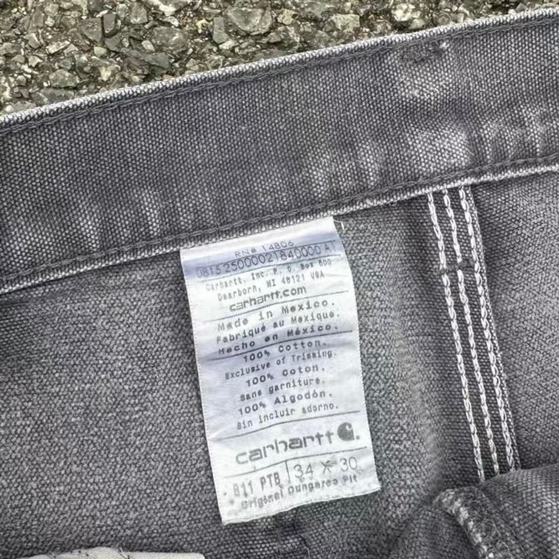 칼하트 싱글니 카펜터 Carhartt B11 PTB 34x30 상품이미지10