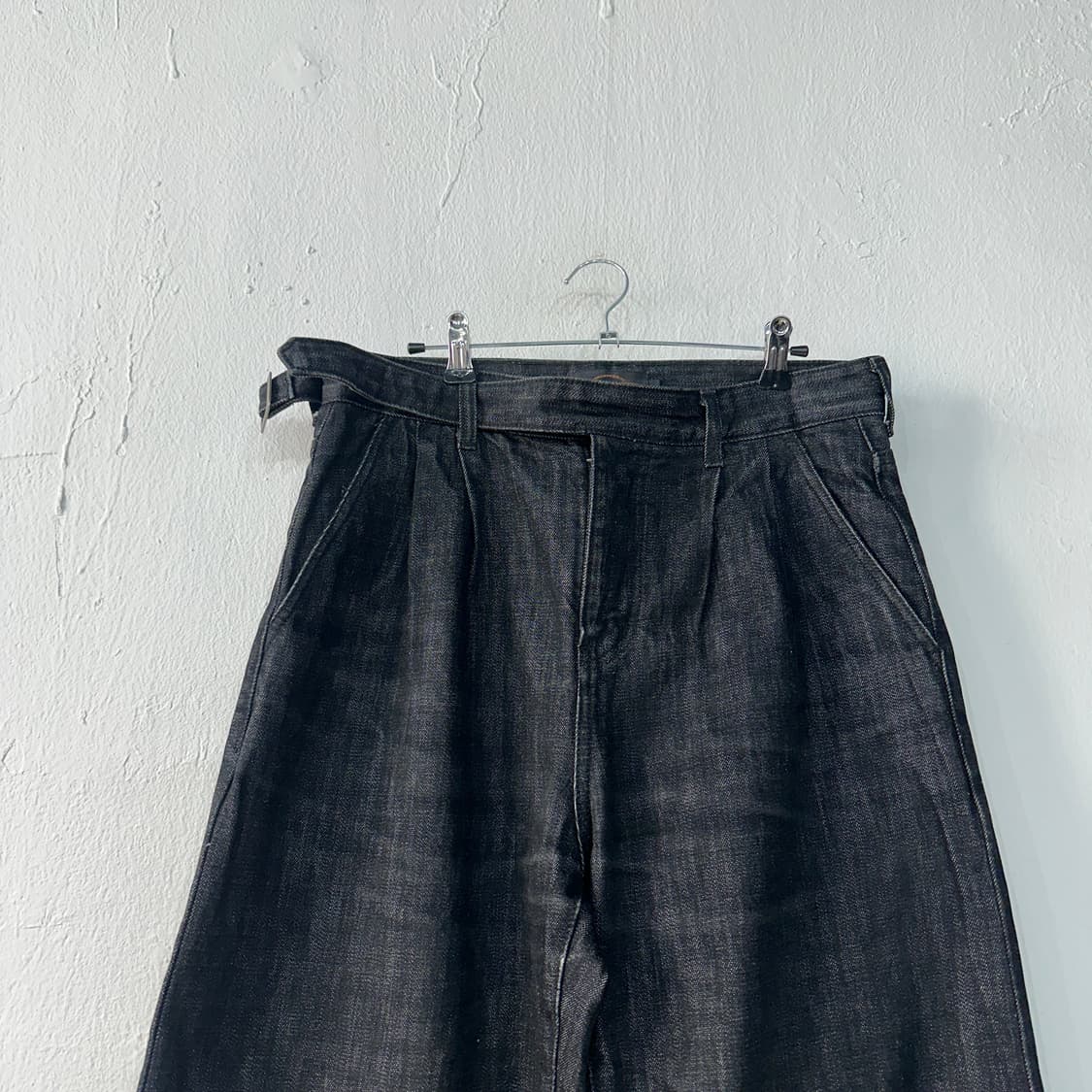 비슬로우 투턱 와이드 데님팬츠 28 상품이미지2