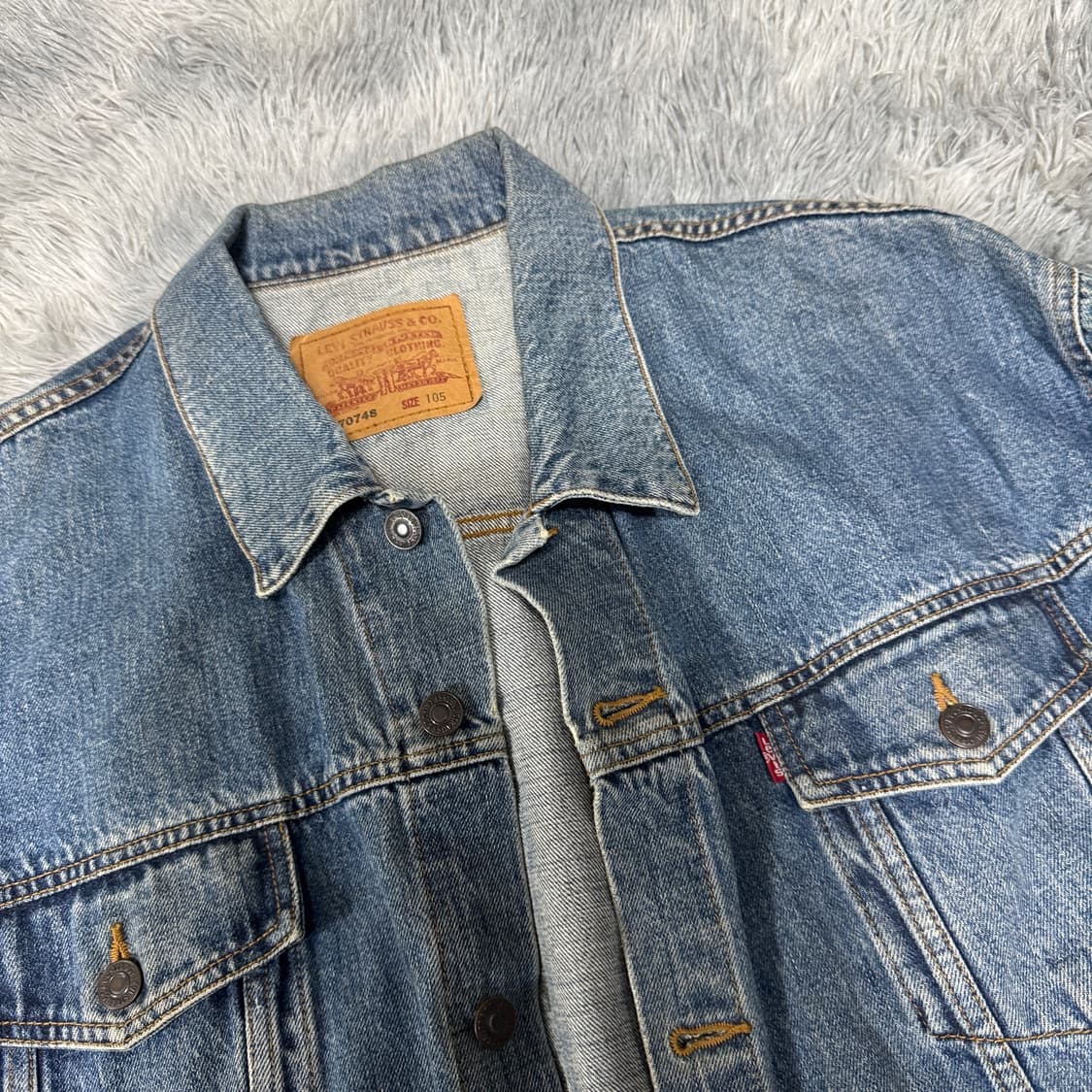 90s 리바이스 70748 데님 트러커자켓 XL사이즈 상품이미지2