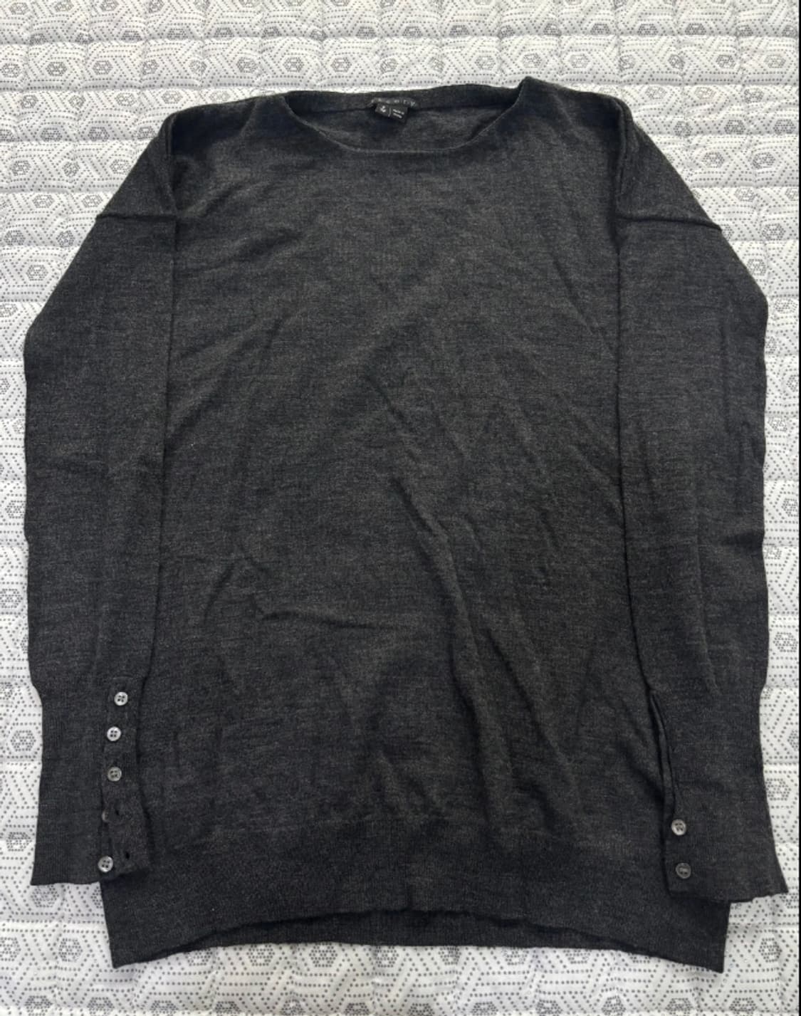 한섬 띠어리 Theory 여성 다크 그레이 니트 ~55반 상품이미지1