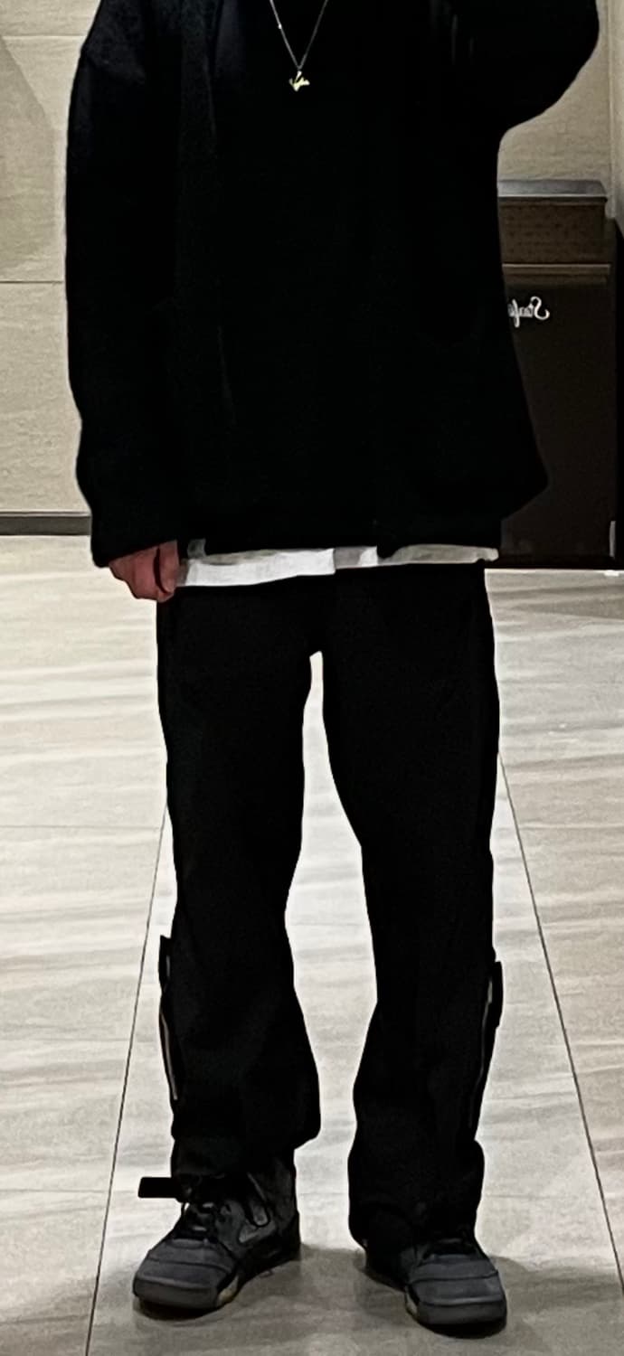 L 코스트퍼킬로 스파이럴 팬츠 블랙 상품이미지1