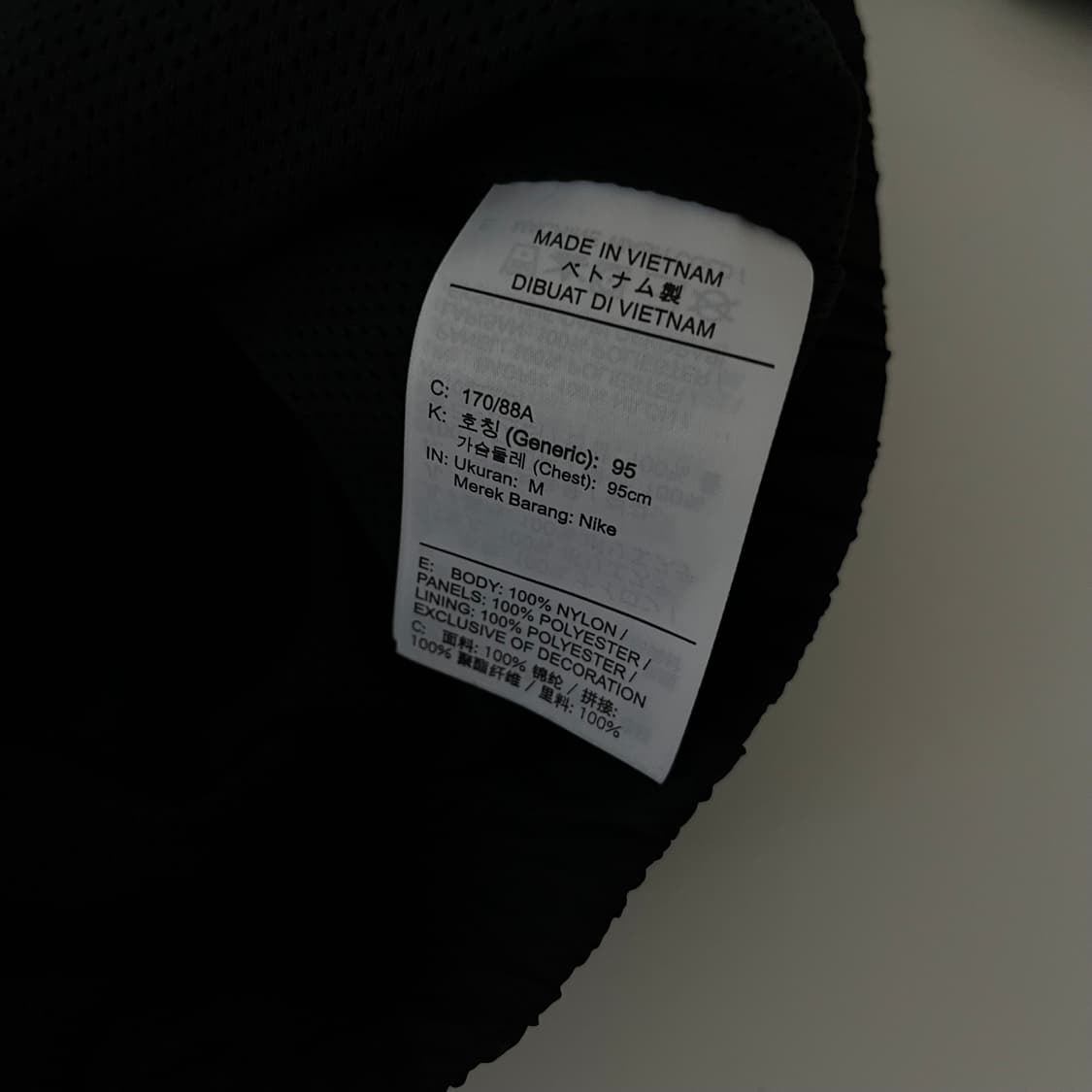 나이키 오버핏 빅스우시 배색 우븐 바람막이 상품이미지8