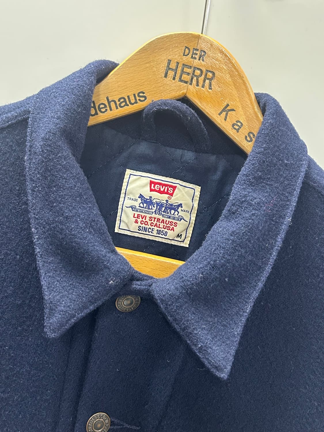 빈티지 리바이스 화이트 탭 울 트러커 자켓 상품이미지5