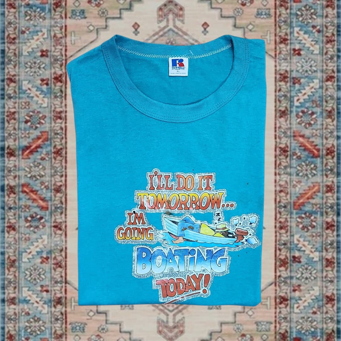 Russell Athletic 아메리칸 레저 그래픽 티셔츠 (XL) 상품이미지3