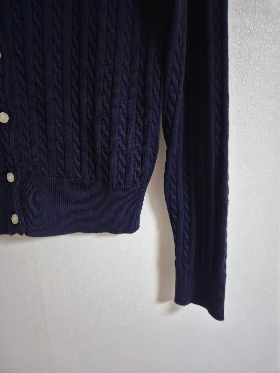 폴로랄프로렌 네이비 케이블 코튼 가디건 XL 상품이미지5