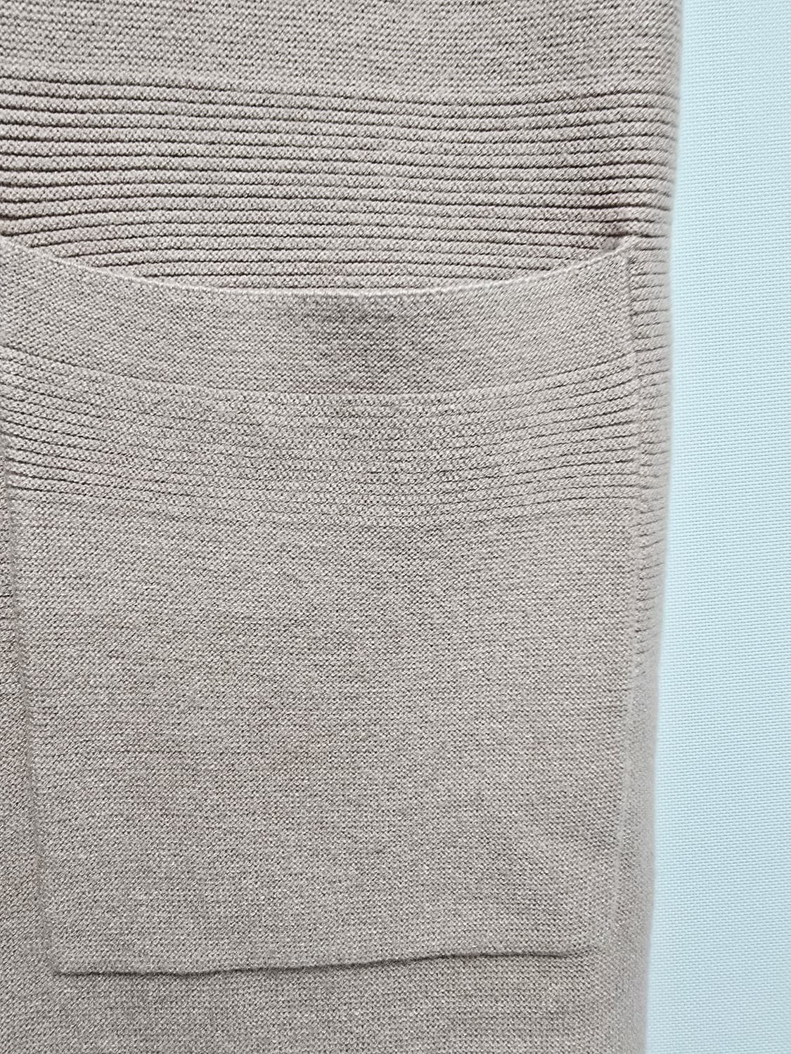 크레송  후드 니트 롱 조끼 베스트66 상품이미지4