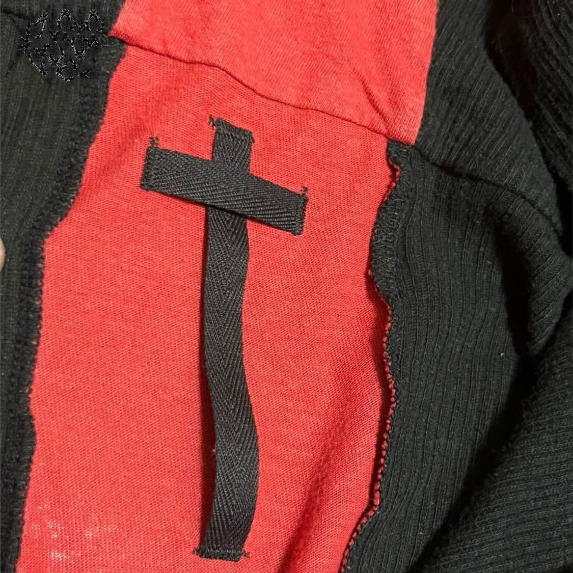 L.G.B. 백 레드 크로스 로브 가디건 상품이미지3