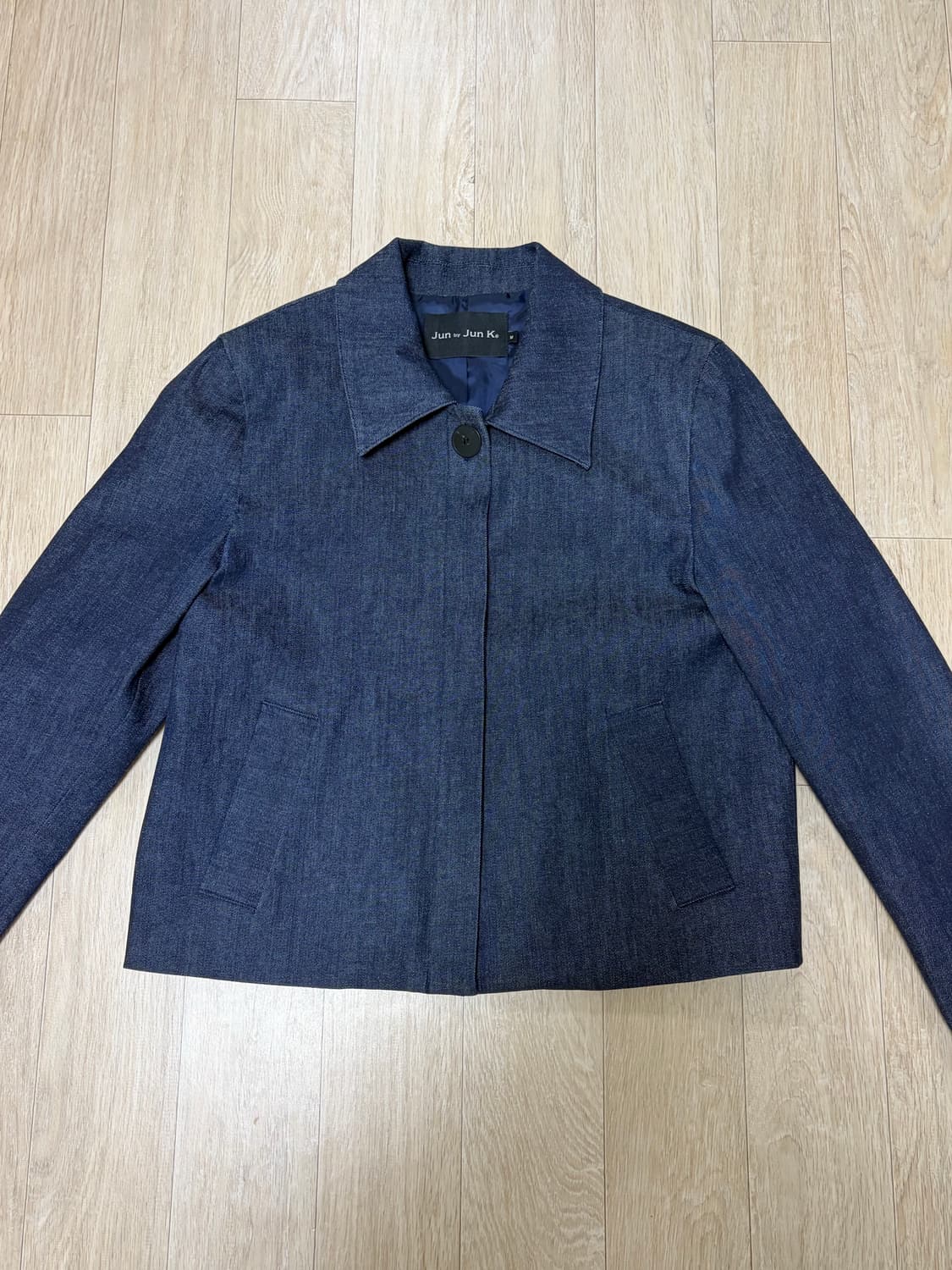 준바이준케이 데님 싱글 크롭 자켓  상품이미지2