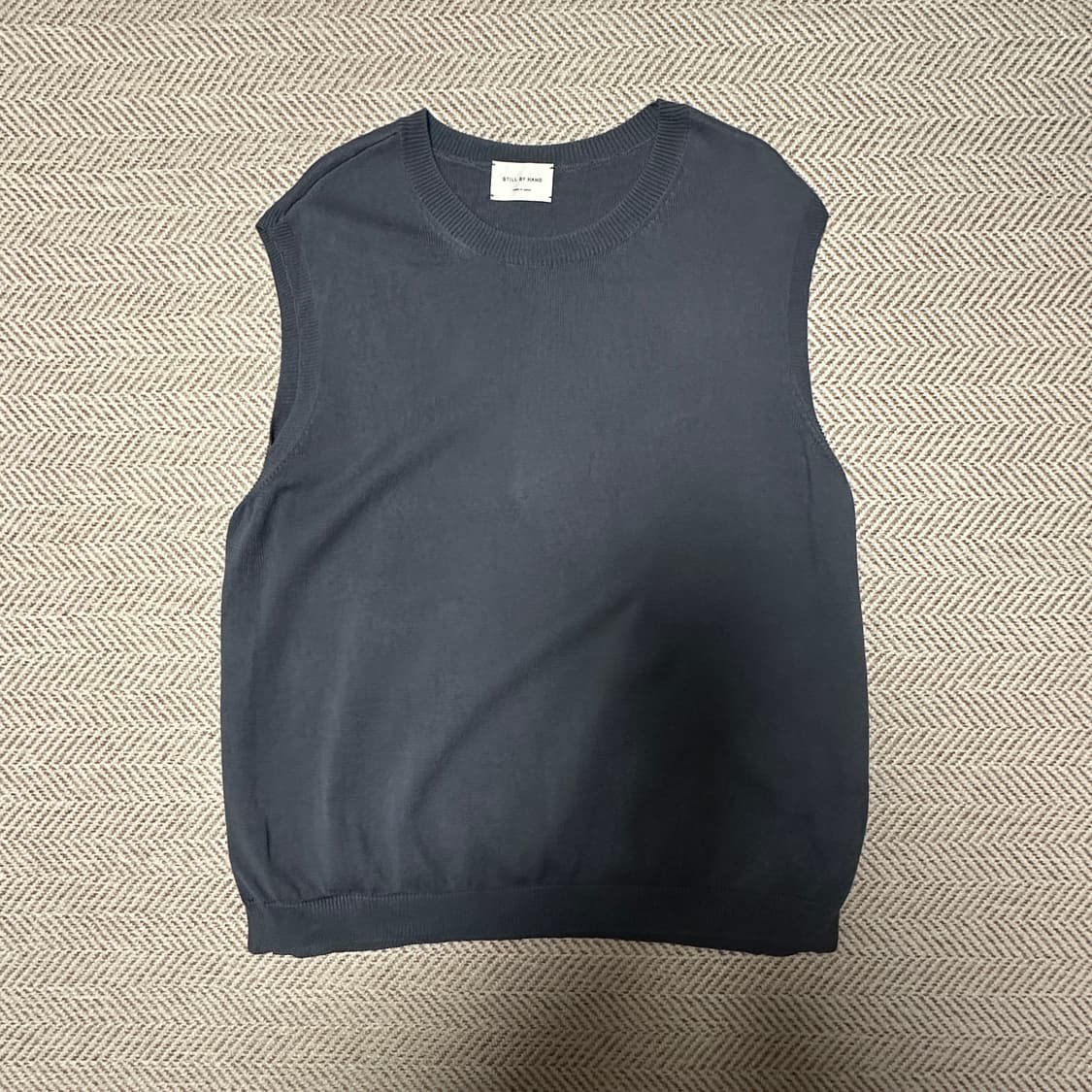 STILL BY HAND japan made knit vest 상품이미지1