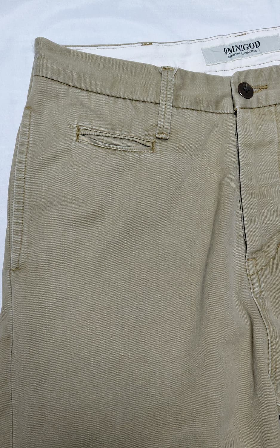 옴니갓(OMNIGOD) 53-099T 버튼플라이 치노 팬츠 (무료배송) 상품이미지6