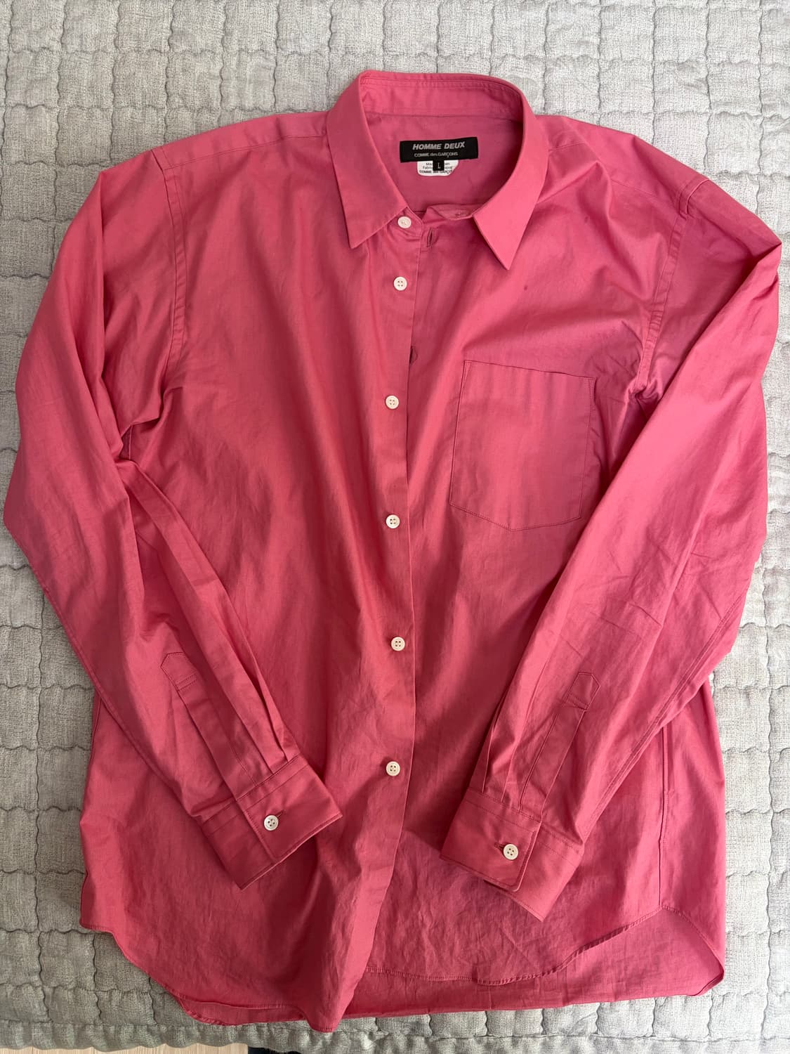 꼼데 핑크셔츠 팝니다 상품이미지2