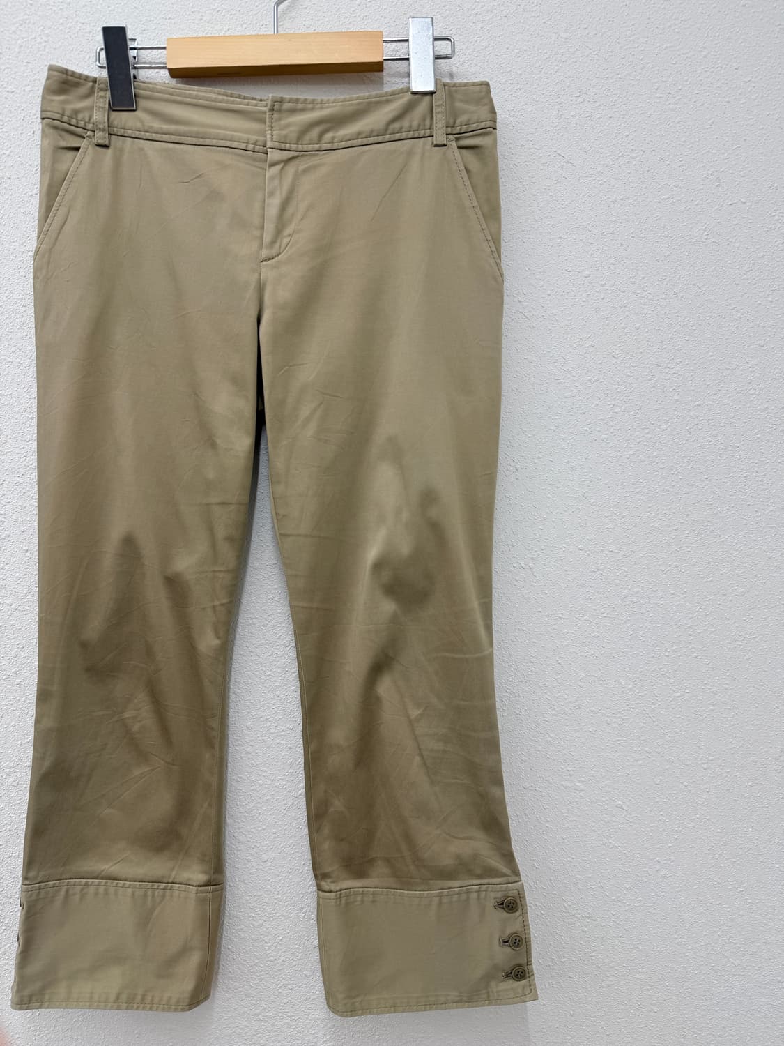 빈티지 BALLSEY 라이트 브라운 카프리 팬츠 상품이미지2