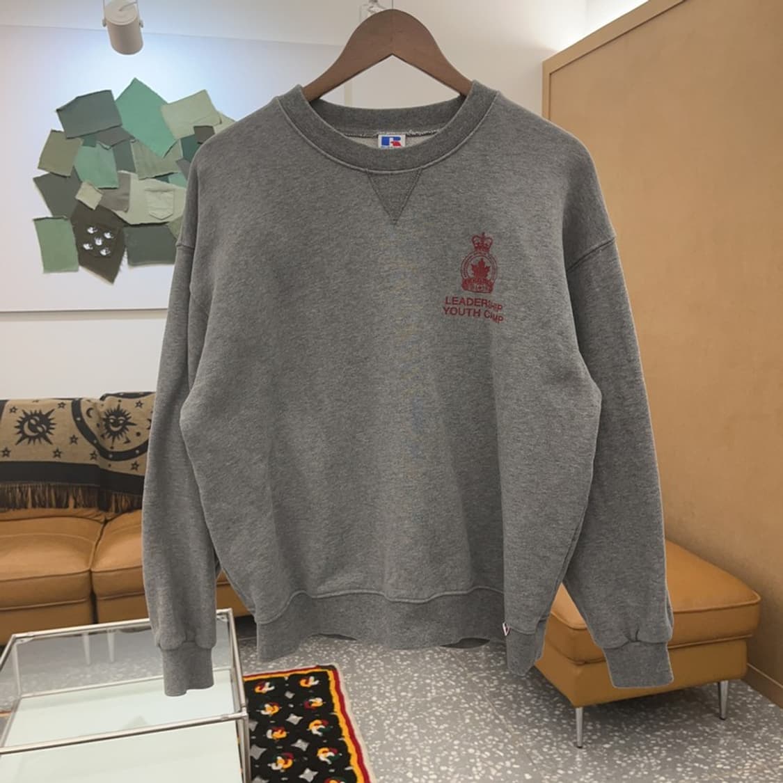 러셀 레트로 코카콜라 프린팅 맨투맨 스웻셔츠 M C07171 상품이미지3