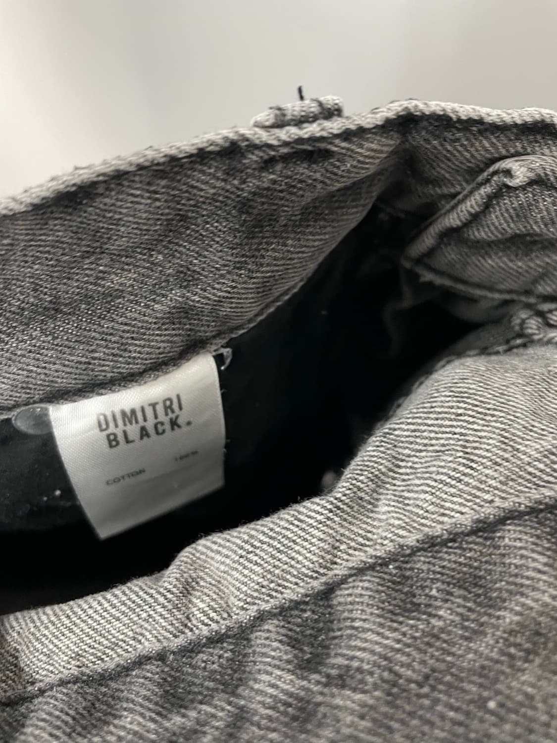 디미트리블랙 워싱 와이드 데님 팬츠 H1546 상품이미지6