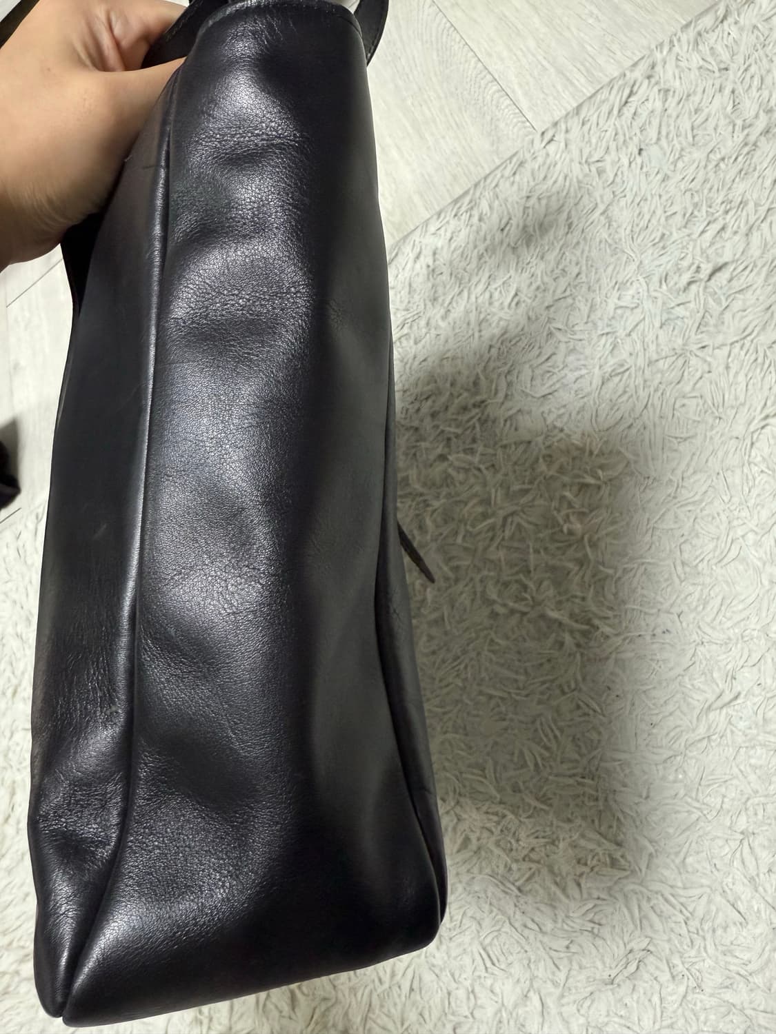 (OS)요지야마모토 레더 토트백 보스턴백 상품이미지3