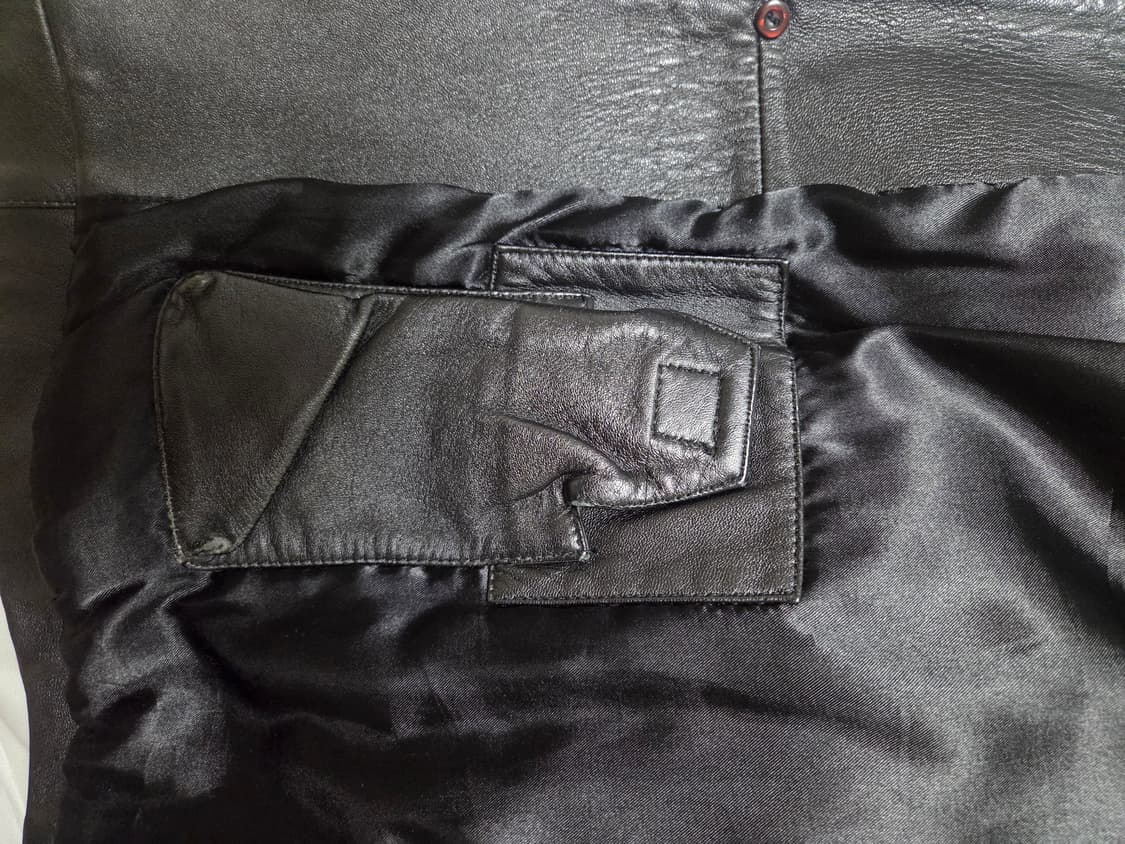 레더카코트 가죽자켓L (일본빈티지샵구매) 상품이미지7